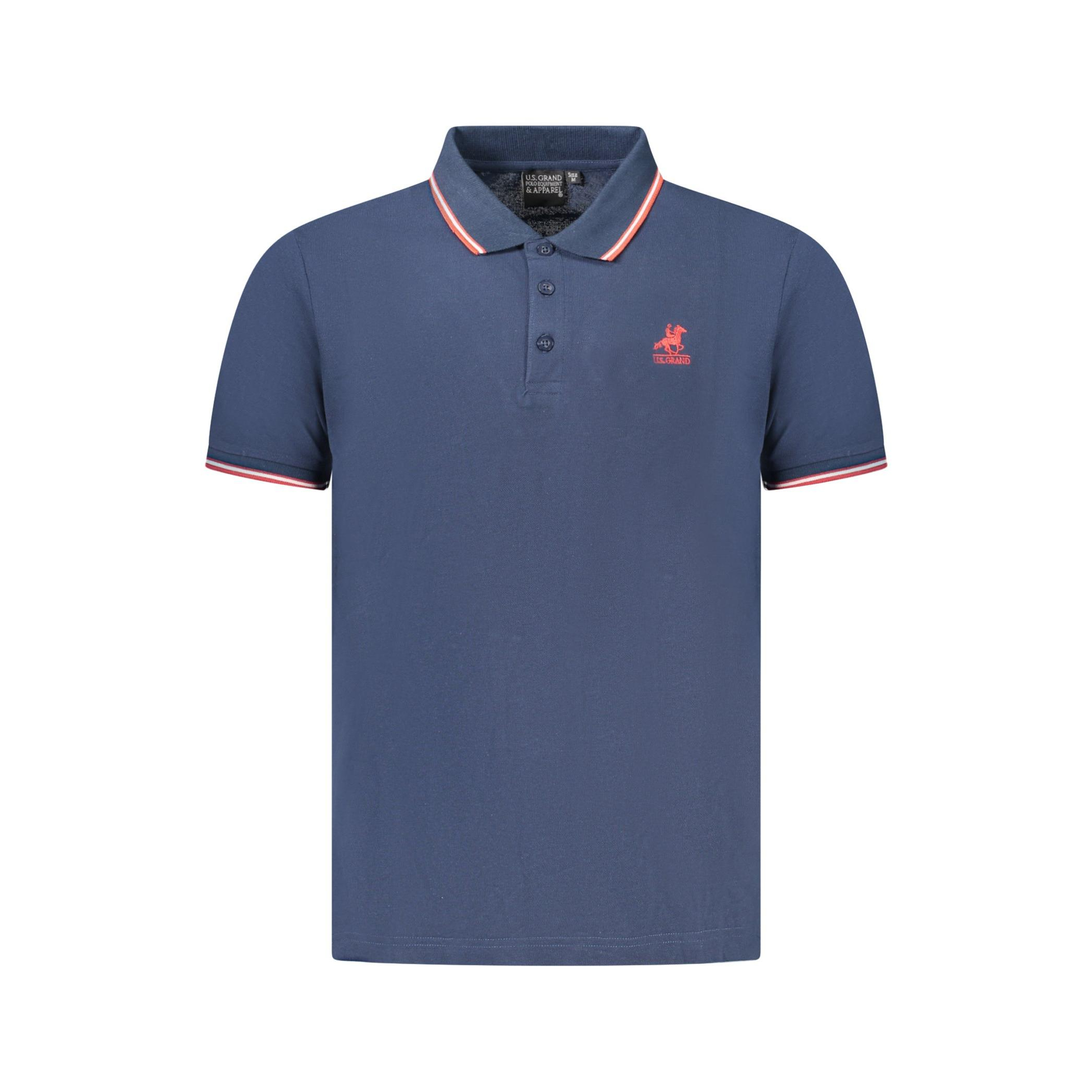 Снимка на Мъжка тениска с къс ръкав us grand polo, синя U.S. GRAND