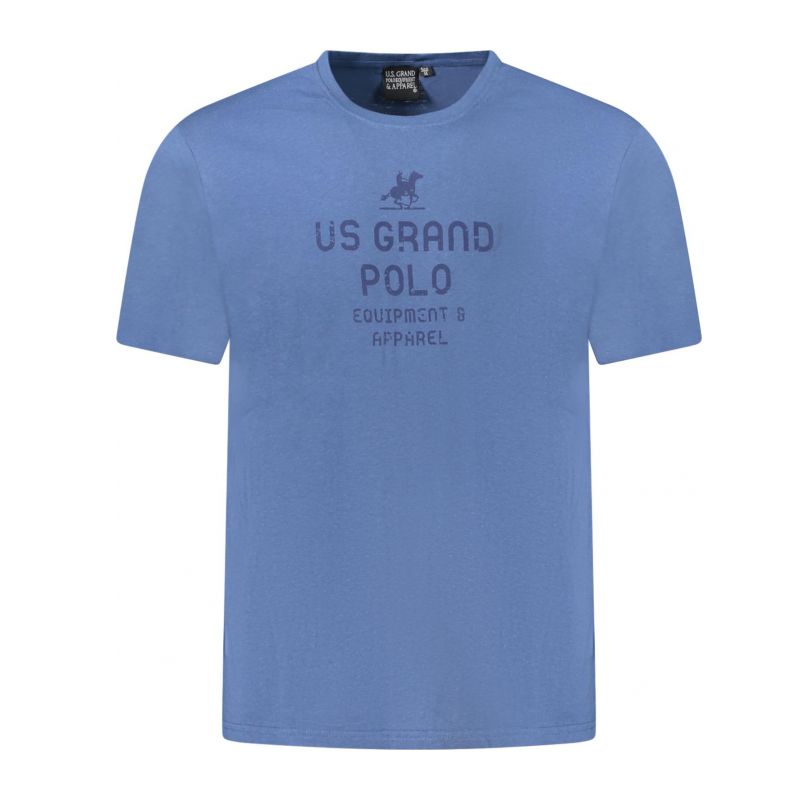 Снимка на Мъжка тениска с къс ръкав us grand polo, синя U.S. GRAND POLO 