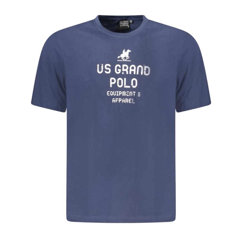 Снимка на Мъжка тениска с къс ръкав us grand polo, синя U.S. GRAND POLO 