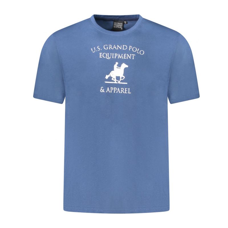 Снимка на Мъжка тениска с къс ръкав us grand polo, синя U.S. GRAND POLO 