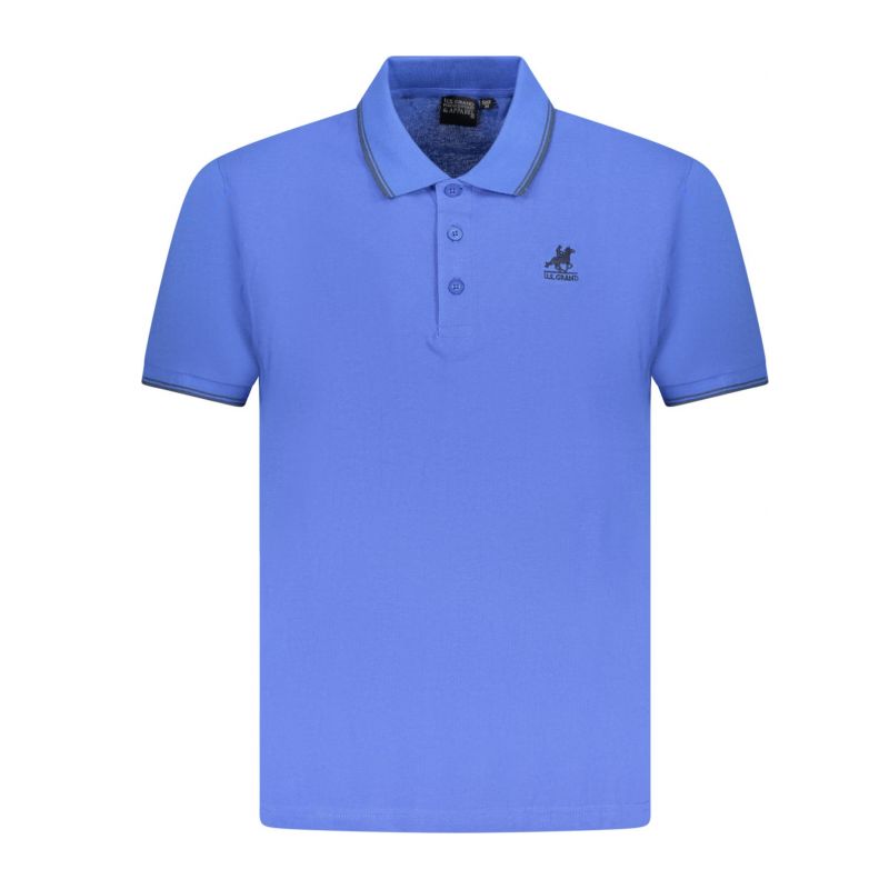 Мъжка тениска с къс ръкав us grand polo, синя
