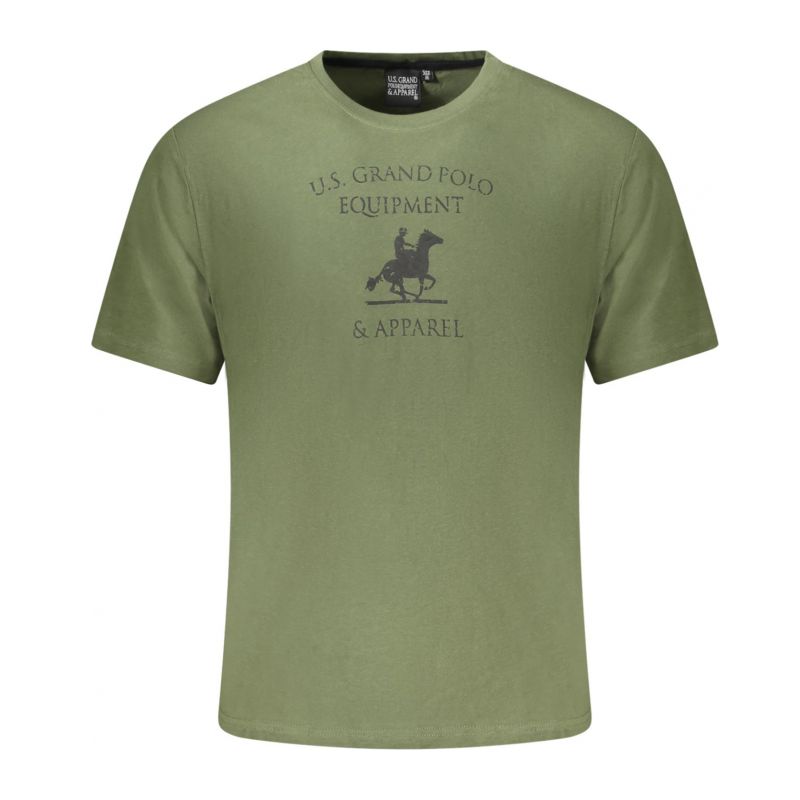 Мъжка тениска с къс ръкав us grand в зелена облекла