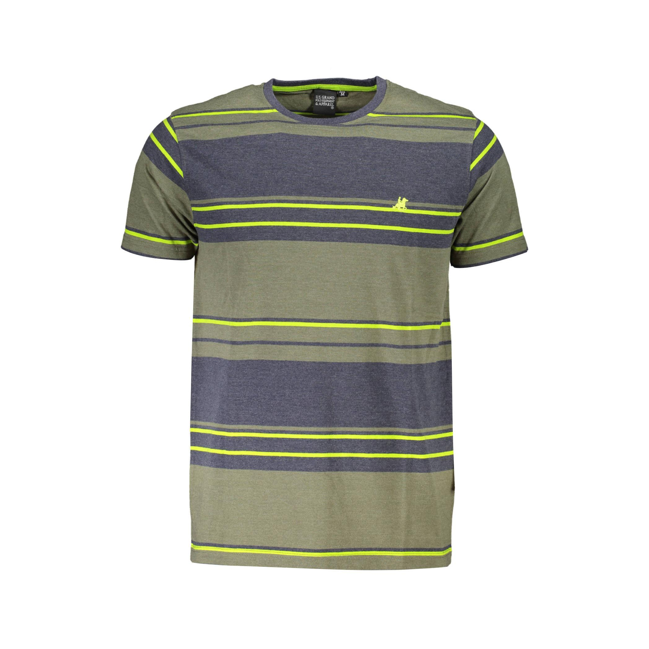 Снимка на Мъжка тениска с къс ръкав us grand в зелено U.S. GRAND