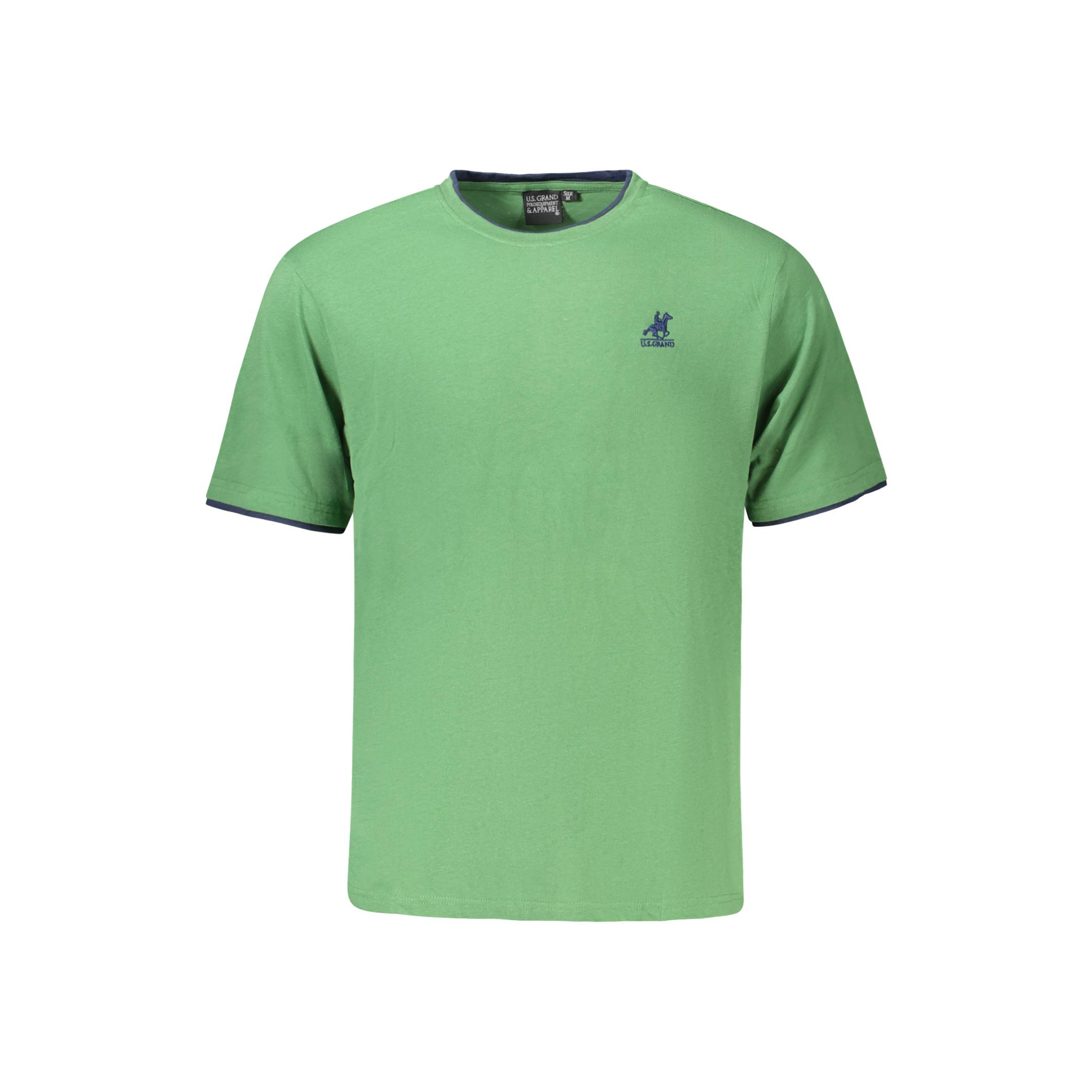 Снимка на Мъжка тениска с къс ръкав us grand в зелено U.S. GRAND
