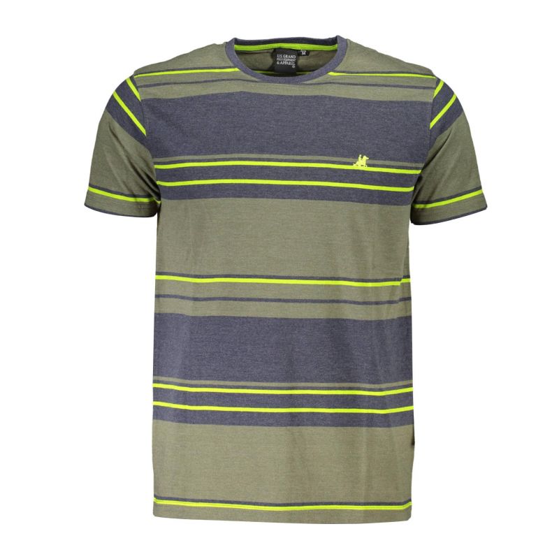 Снимка на Мъжка тениска с къс ръкав us grand в зелено U.S. GRAND 