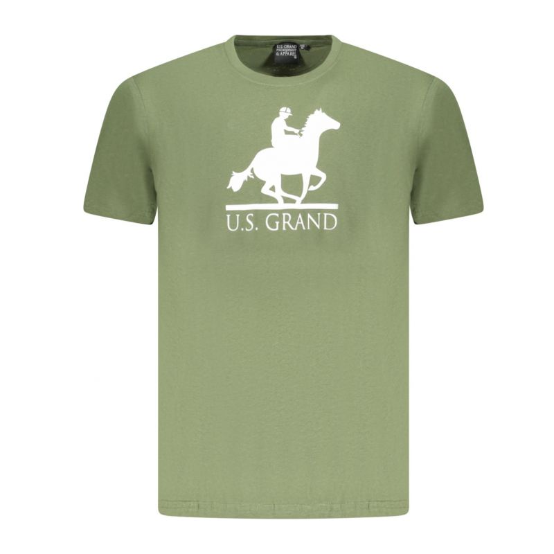 Снимка на Мъжка тениска с къс ръкав us grand в зелено U.S. GRAND 