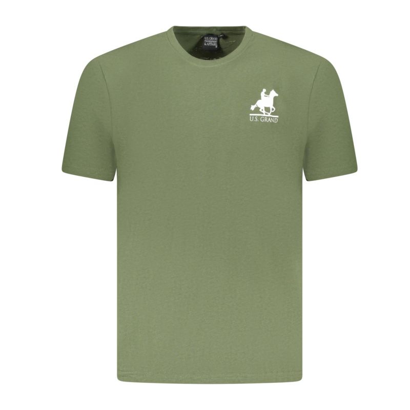 Снимка на Мъжка тениска с къс ръкав us grand в зелено U.S. GRAND 