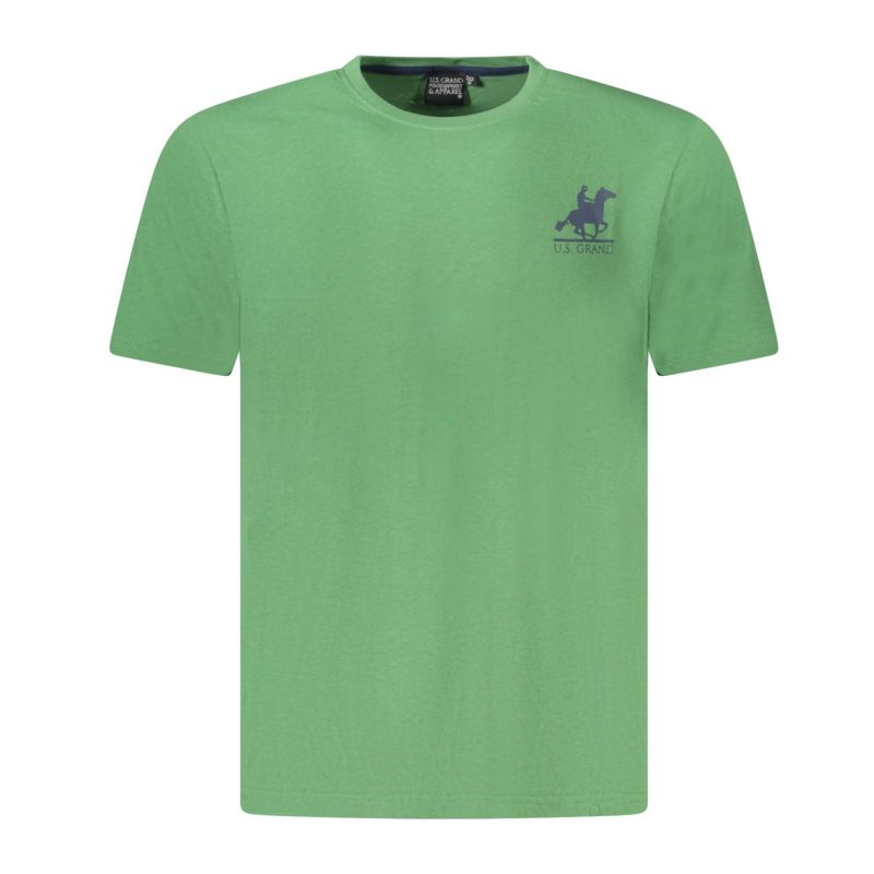 Снимка на Мъжка тениска с къс ръкав us grand в зелено U.S. GRAND 