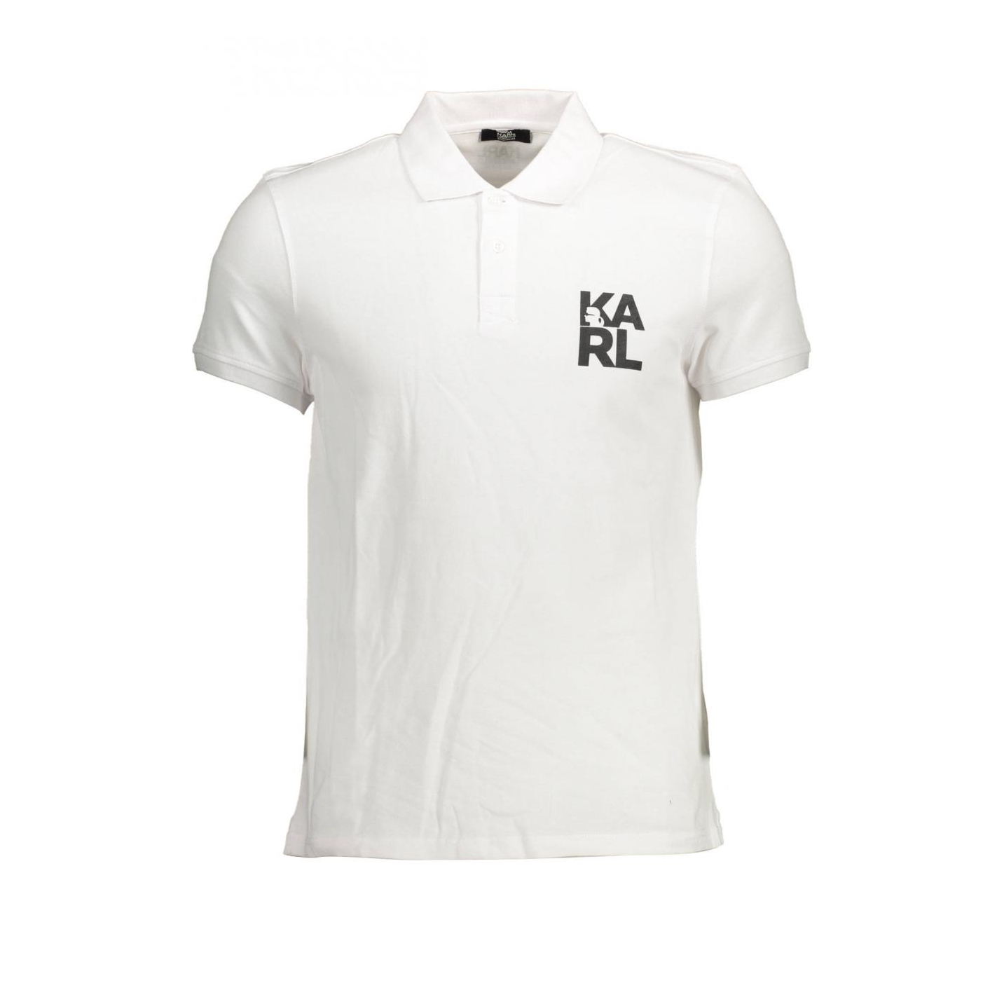 Снимка на Мъжка тениска с яка KARL LAGERFELD