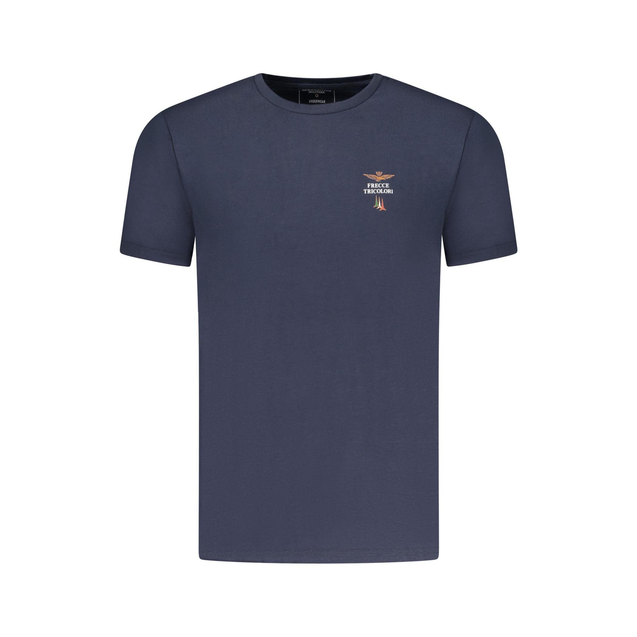 Снимка на Мъжка тениска с връхно облекло в синя облекла AERONAUTICA MILITARE