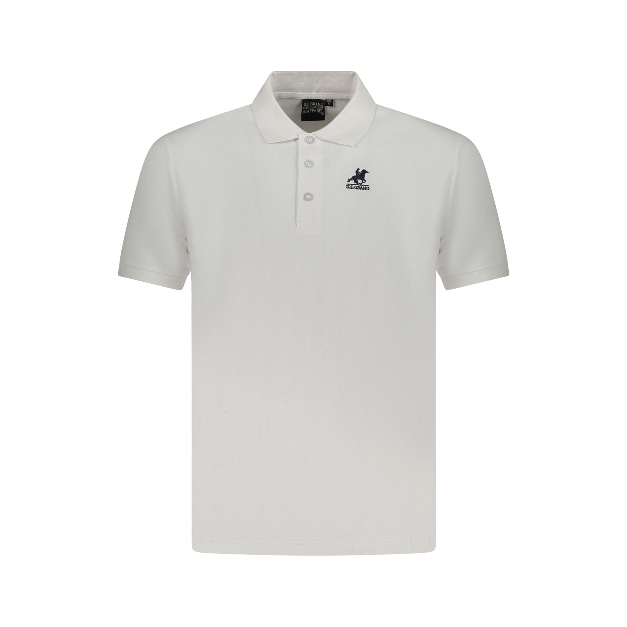 Снимка на Мъжка тениска us grand polo с къс ръкав, бяла U.S. GRAND