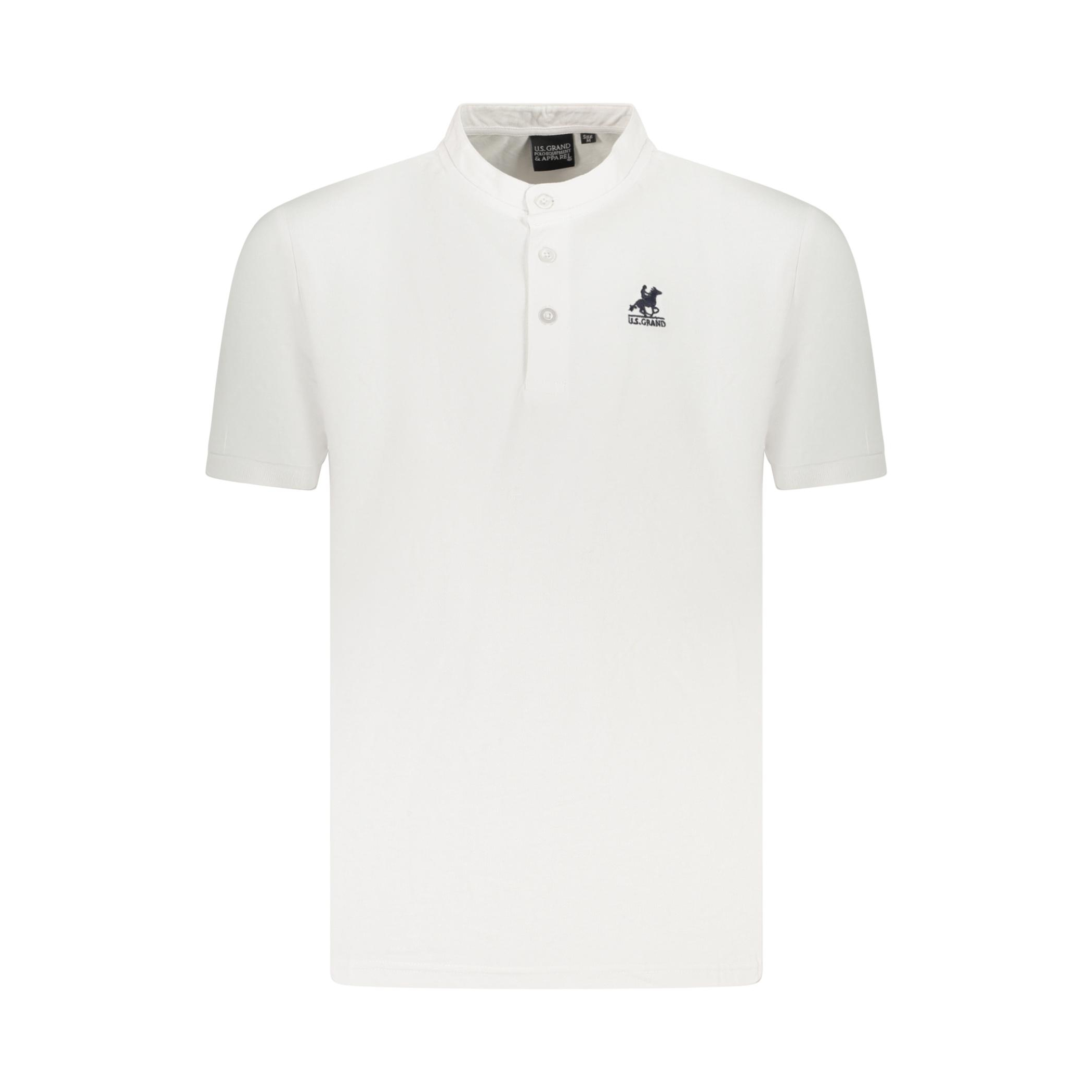 Снимка на Мъжка тениска us grand polo с къс ръкав, бяла U.S. GRAND