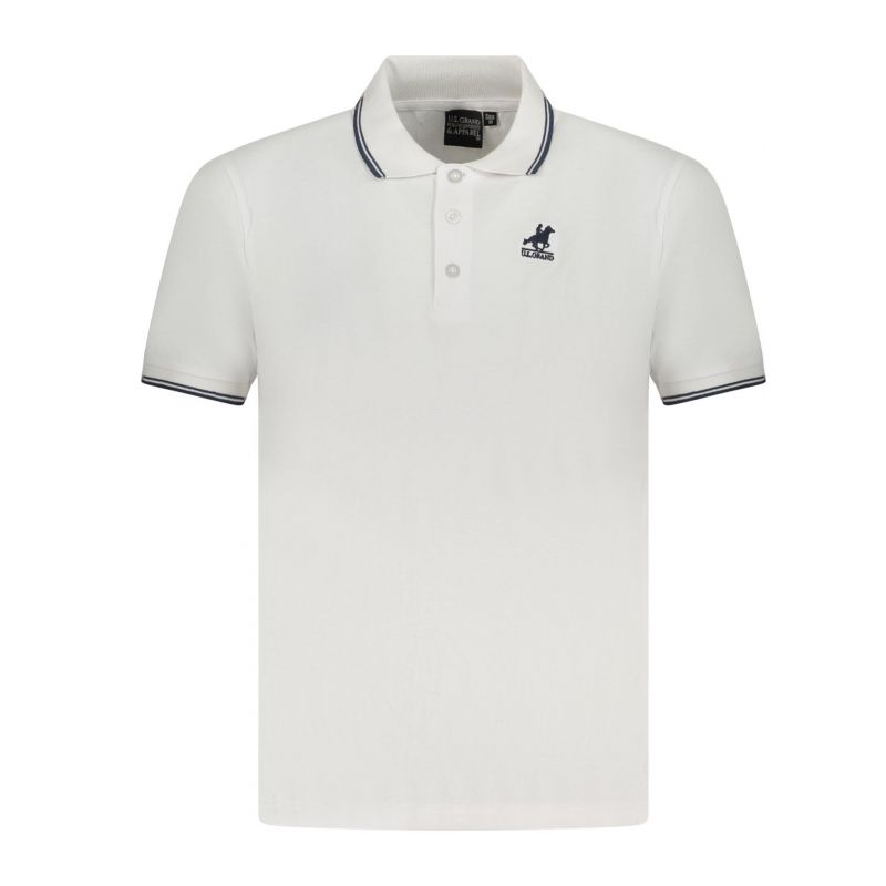 Снимка на Мъжка тениска us grand polo с къс ръкав, бяла U.S. GRAND