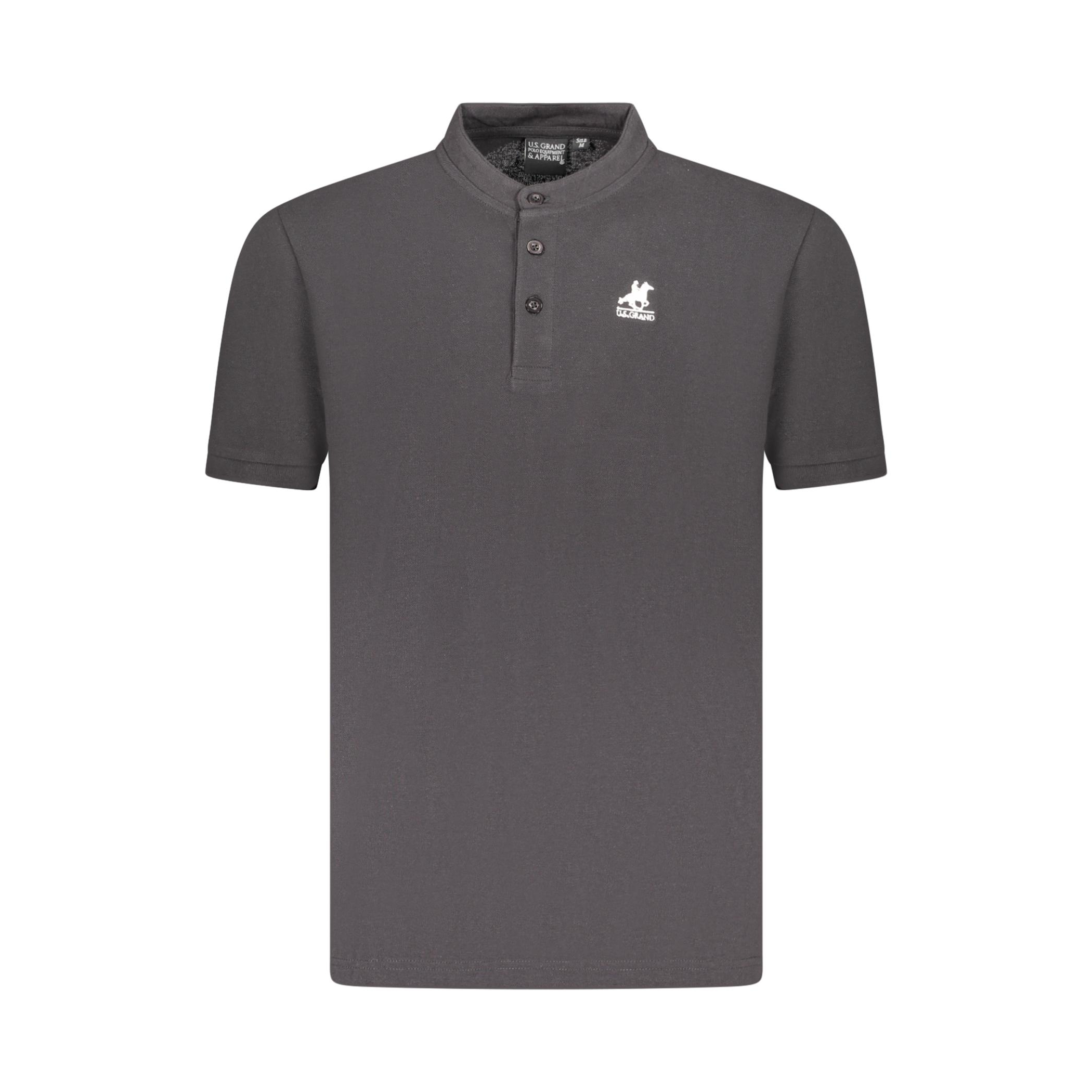 Снимка на Мъжка тениска us grand polo с къс ръкав, черна U.S. GRAND