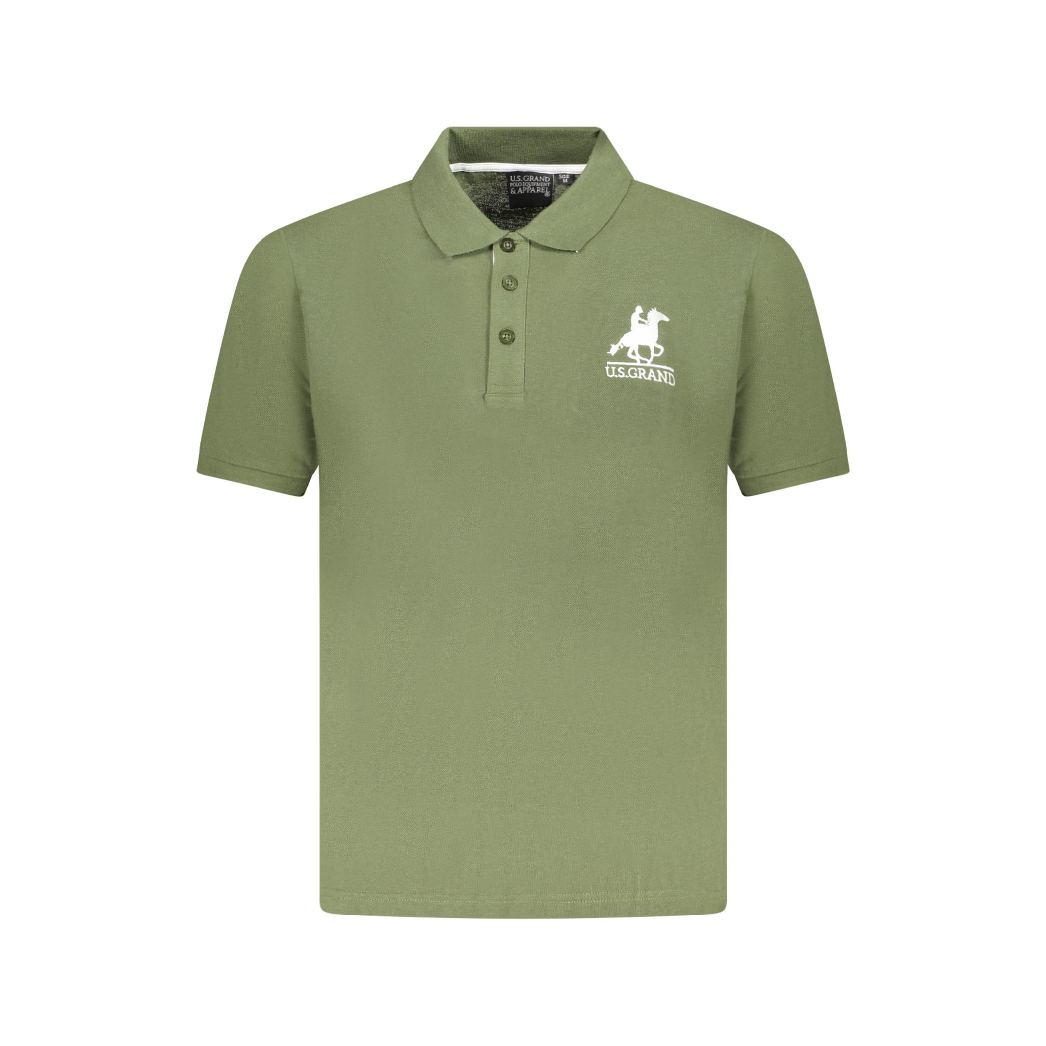 Снимка на Мъжка тениска us grand polo с къс ръкав, зелена U.S. GRAND