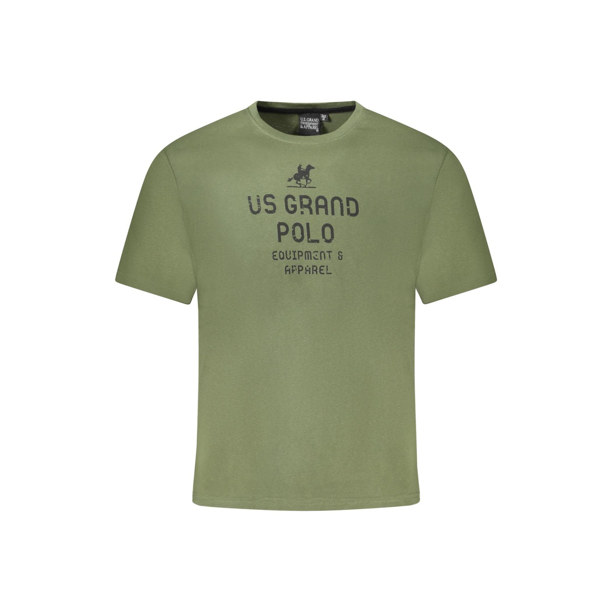Снимка на Мъжка тениска us grand polo с къс ръкав, зелена U.S. GRAND POLO