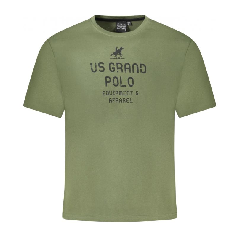 Снимка на Мъжка тениска us grand polo с къс ръкав, зелена U.S. GRAND POLO 