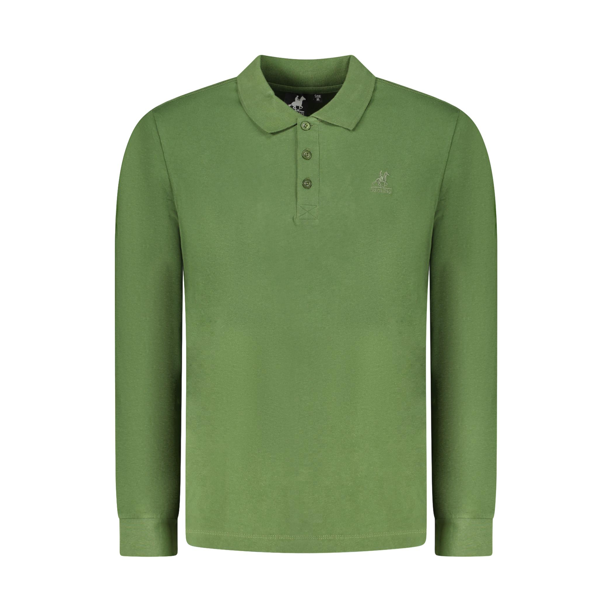 Снимка на Мъжка тениска us grand с дълъг ръкав, зелена U.S. GRAND