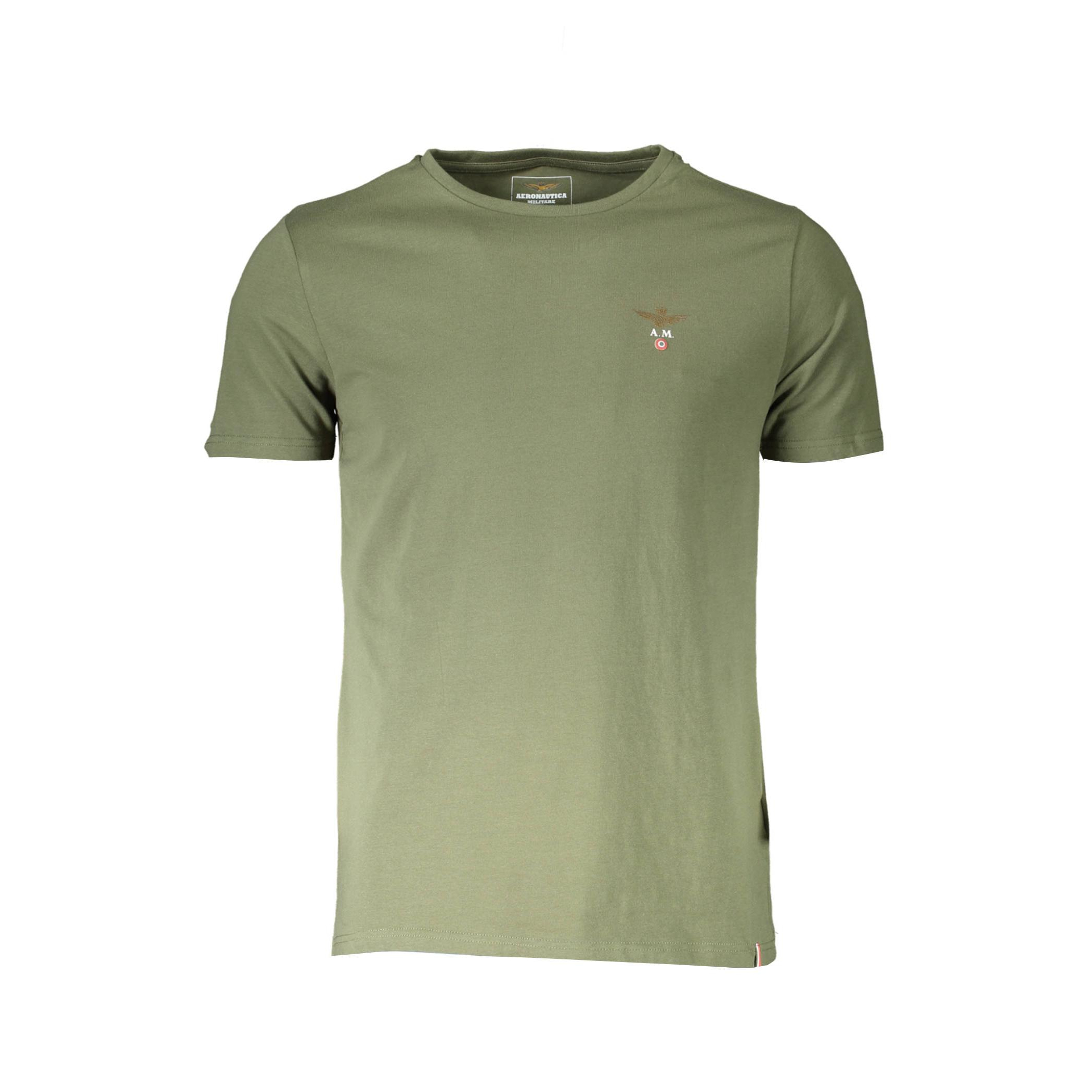 Снимка на Мъжка тениска за открито зелена AERONAUTICA MILITARE