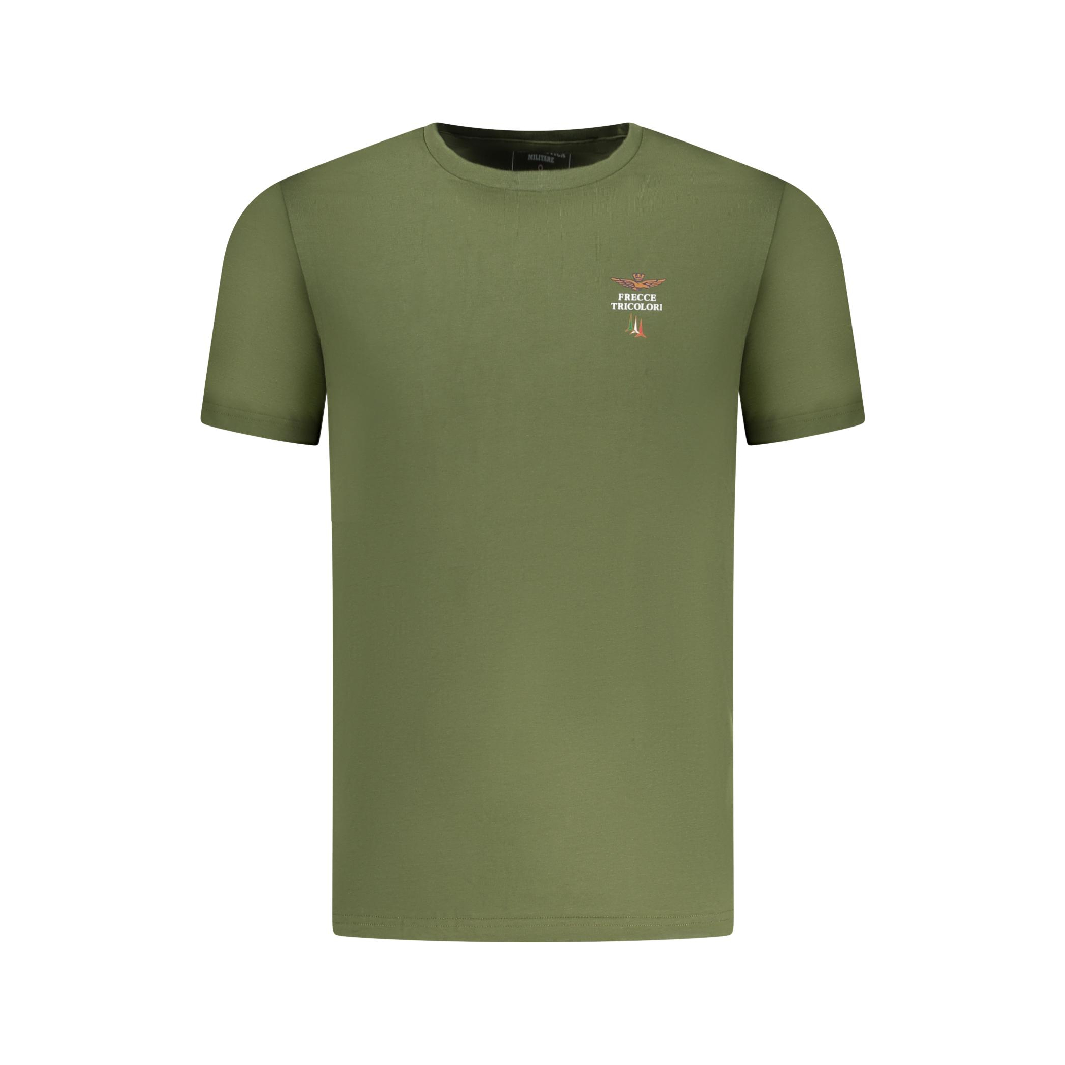 Снимка на Мъжка зелена тениска за открито  AERONAUTICA MILITARE