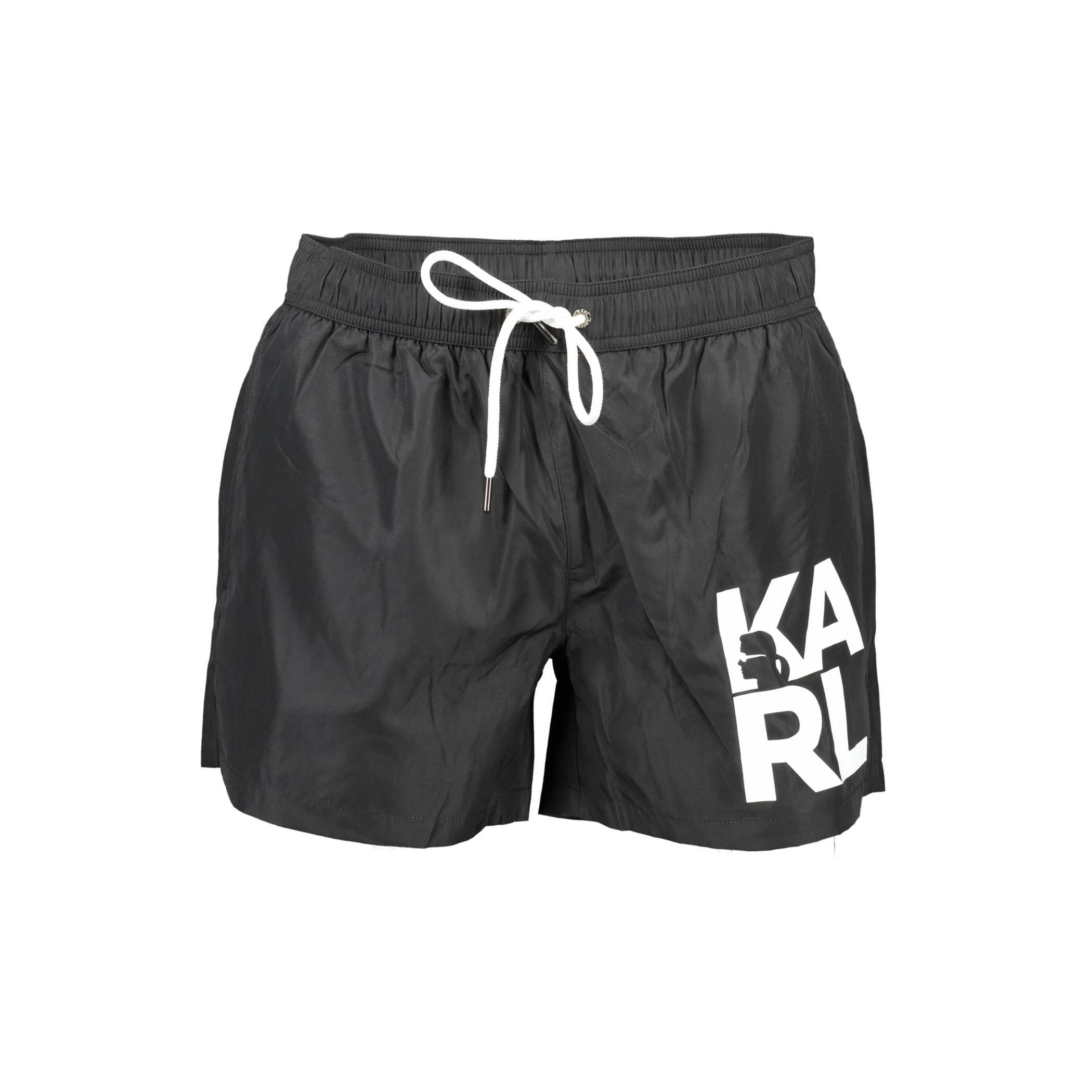 Снимка на Мъжки бански костюм  beachwell, черен, долнище KARL LAGERFELD