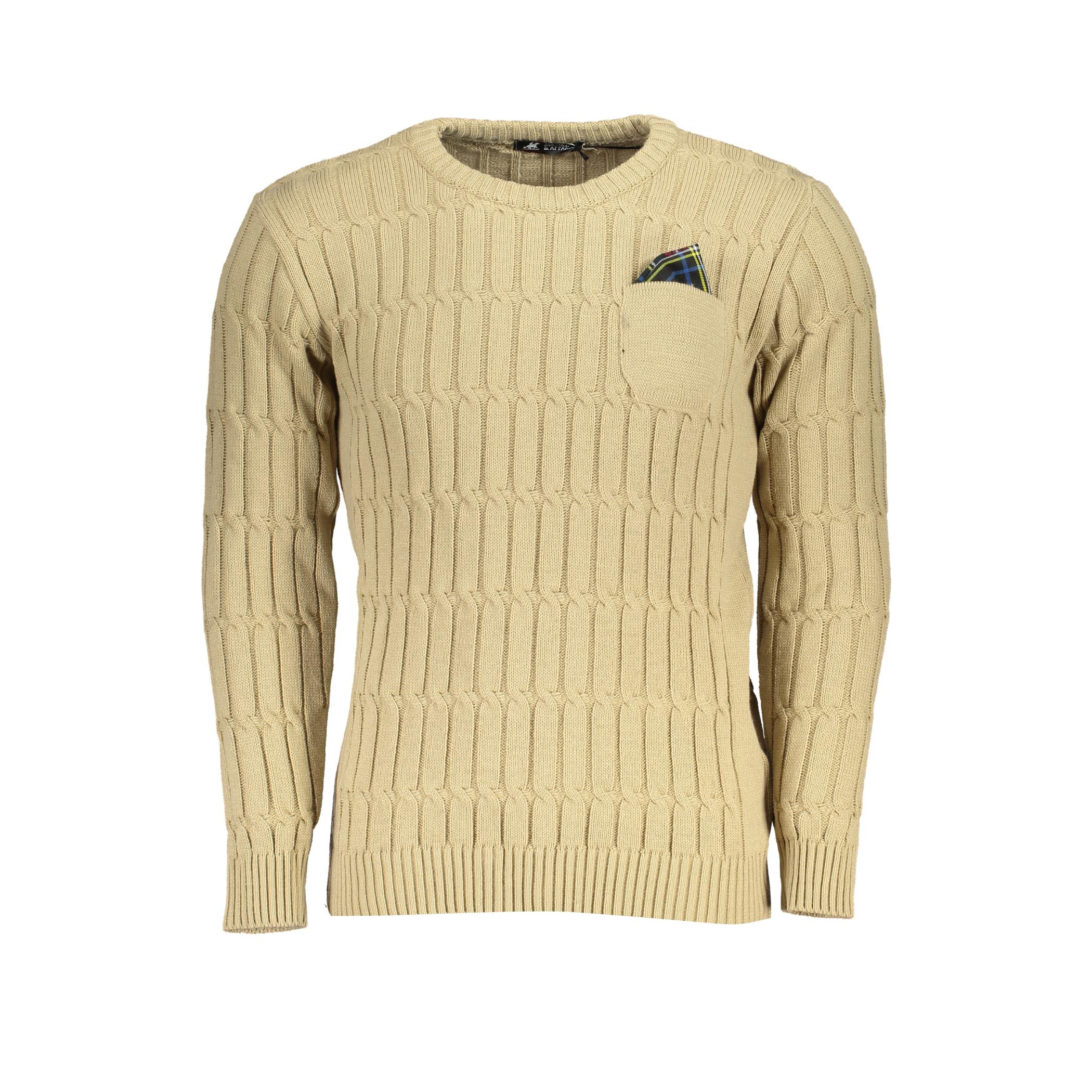 Снимка на Мъжки бежов пуловер us grand U.S. GRAND