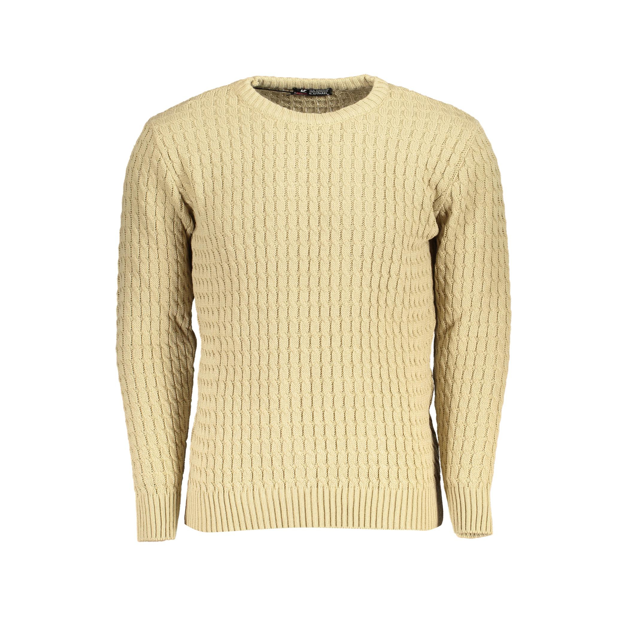 Снимка на Мъжки бежов пуловер us grand U.S. GRAND