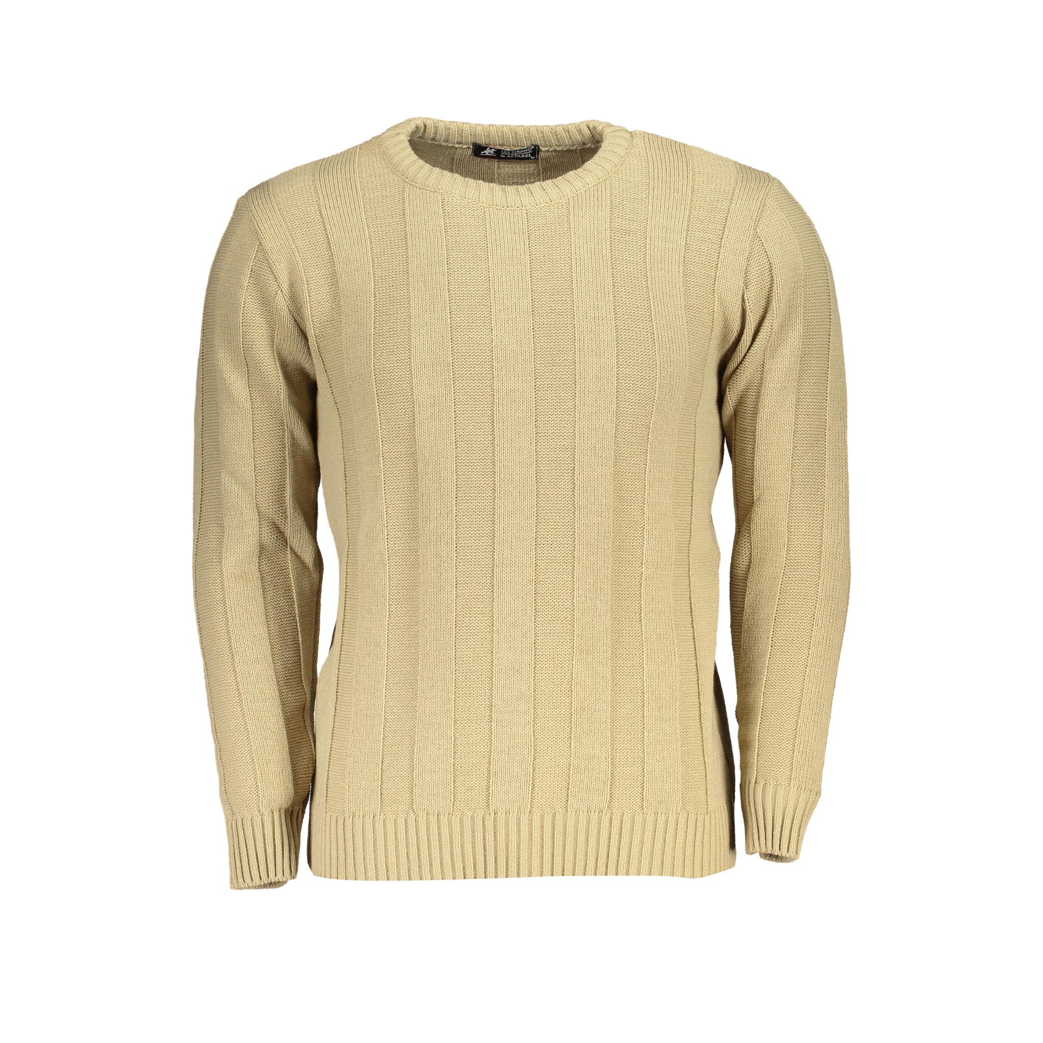 Снимка на Мъжки бежов пуловер us grand U.S. GRAND