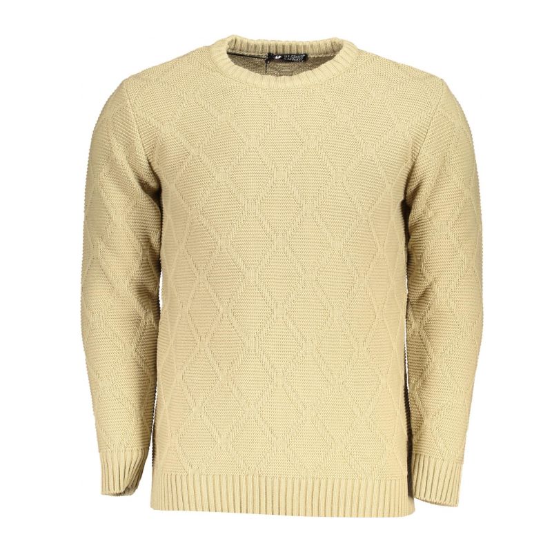 Мъжки бежов пуловер us grand