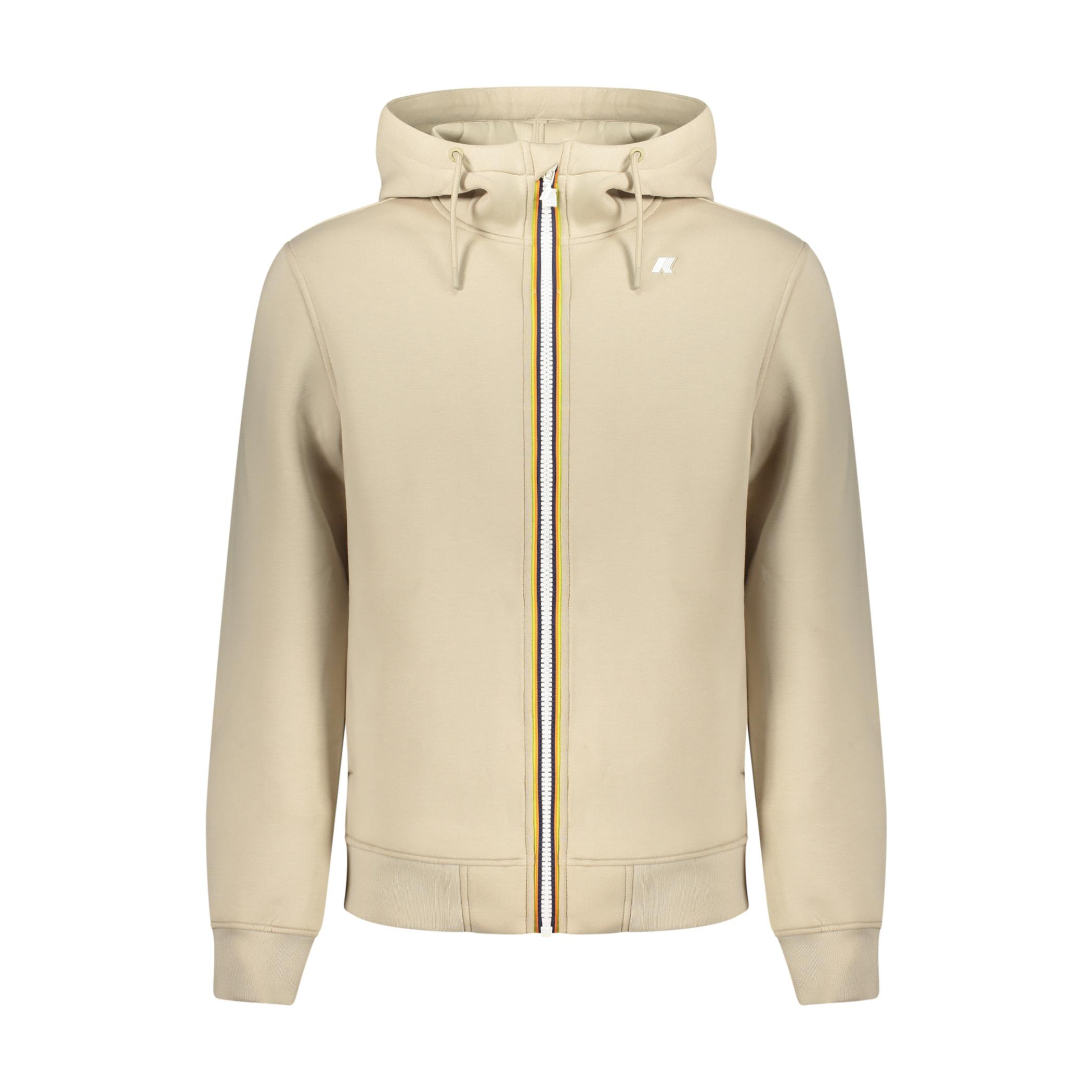 Снимка на Мъжки бежов суитшърт с цип k-way K WAY