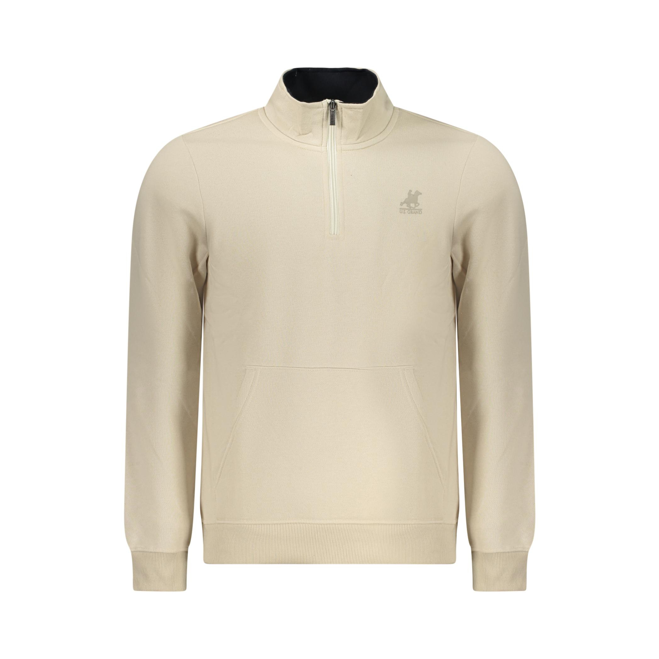 Снимка на Мъжки бежов суитшърт с цип us grand U.S. GRAND