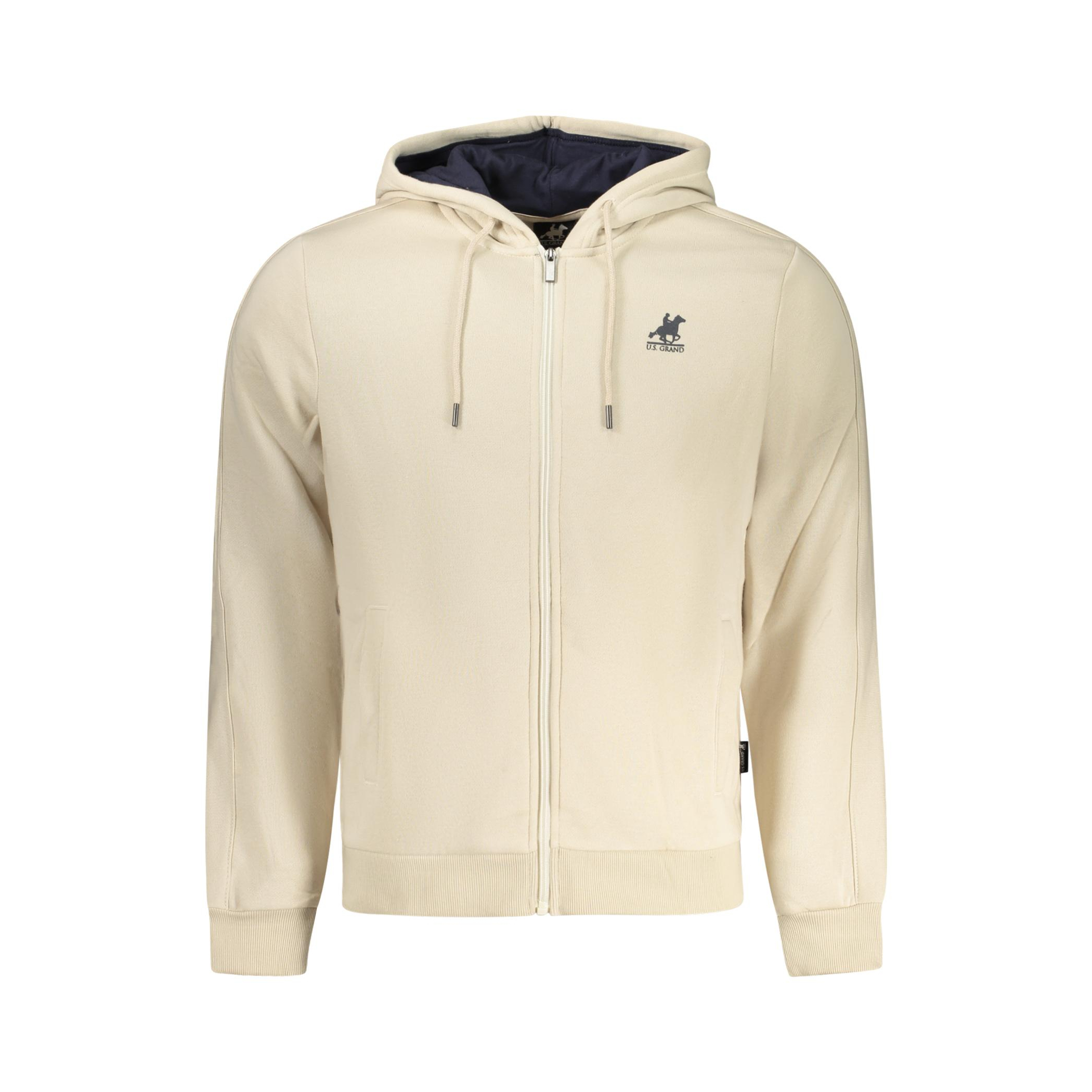 Снимка на Мъжки бежов суитшърт с цип us grand U.S. GRAND