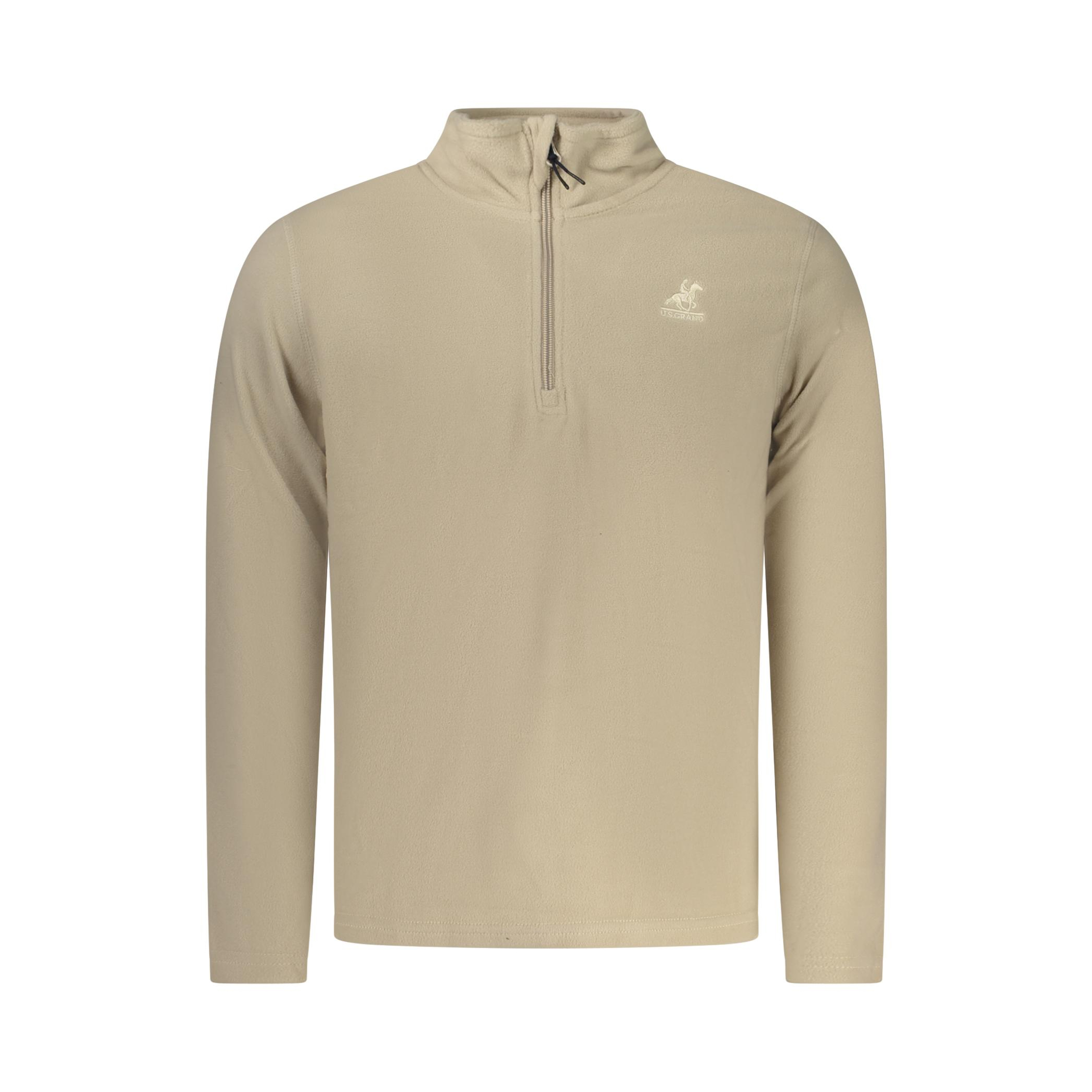 Снимка на Мъжки бежов суитшърт с цип us grand U.S. GRAND