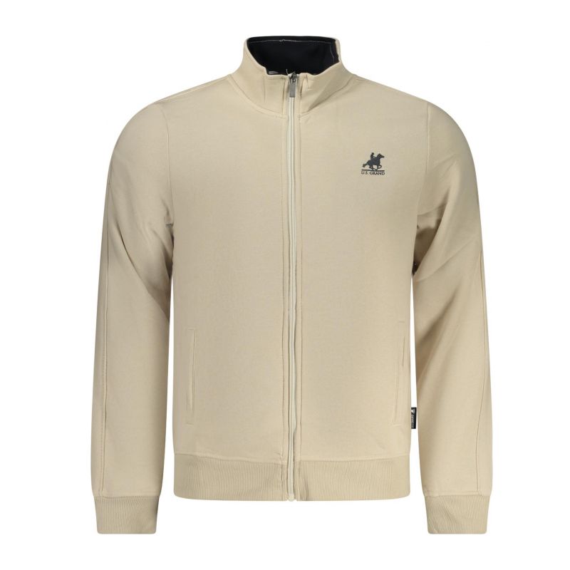 Снимка на Мъжки бежов суитшърт с цип us grand U.S. GRAND 
