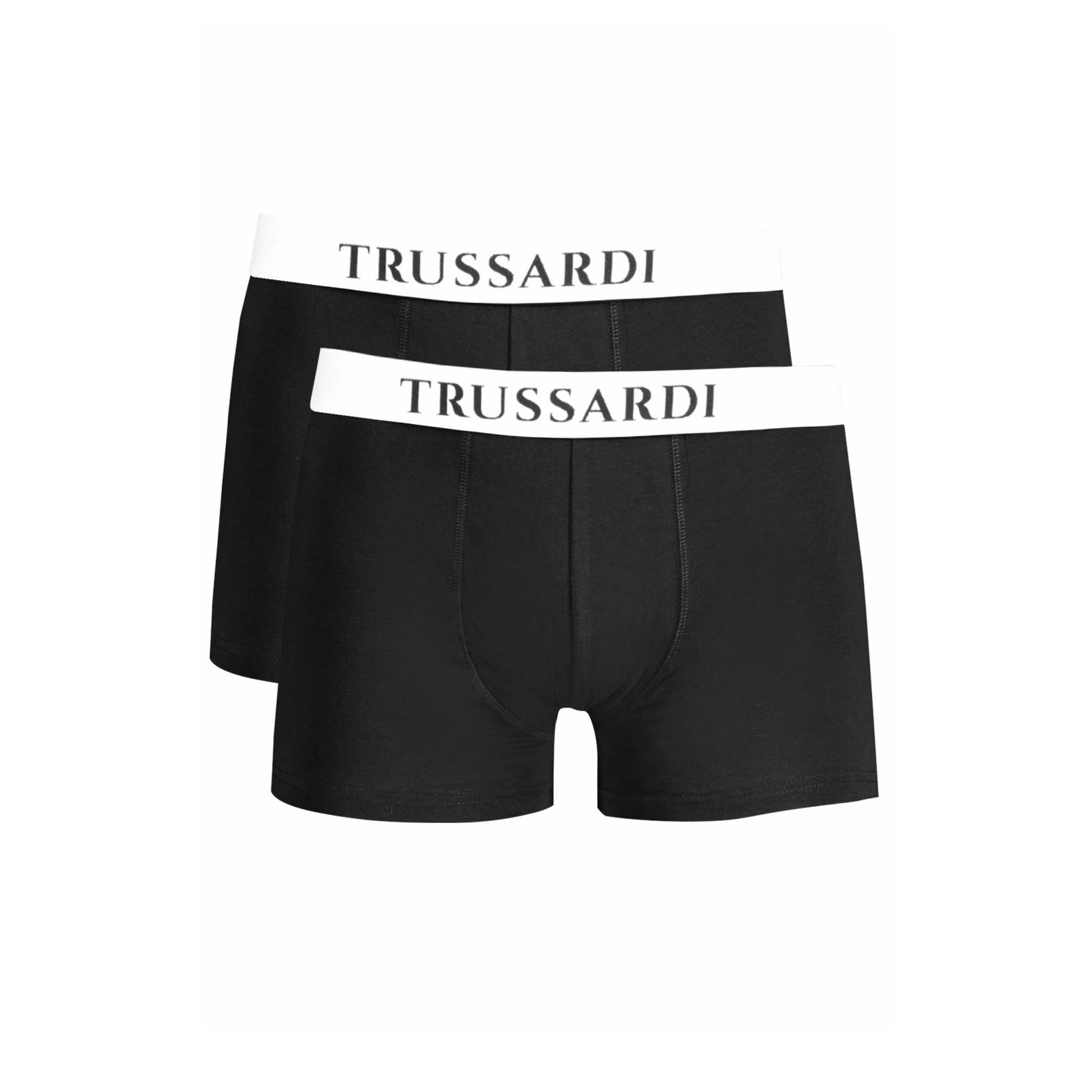 Снимка на Мъжки боксерки , черни TRUSSARDI