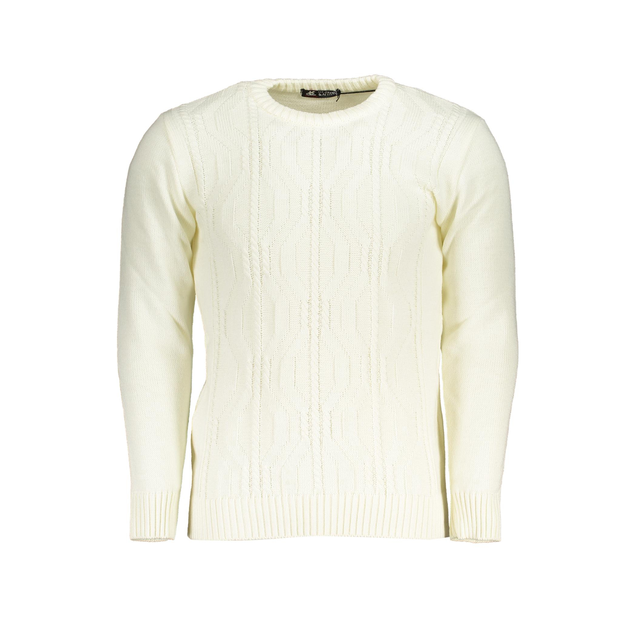 Снимка на Мъжки бял пуловер us grand U.S. GRAND