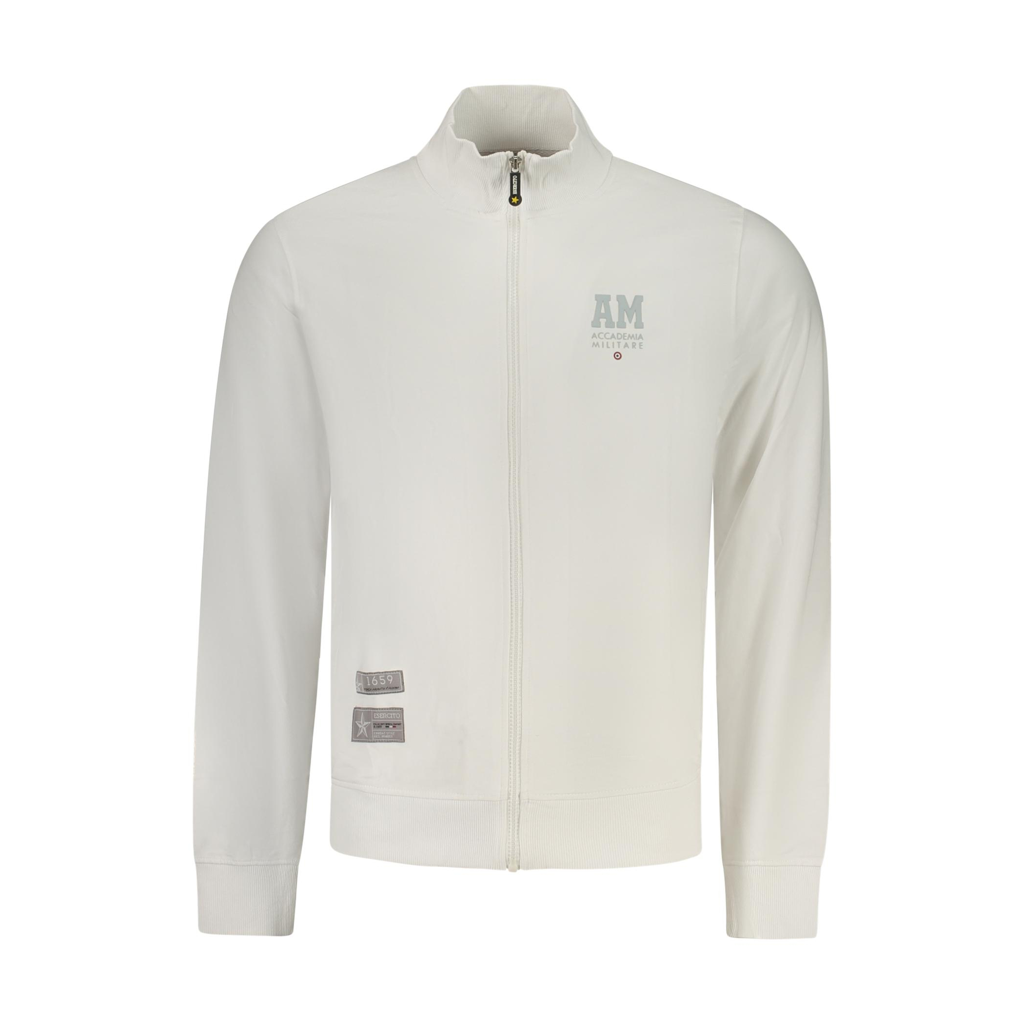 Снимка на Мъжки бял суитшър с цип, военна академия ACCADEMIA MILITARE