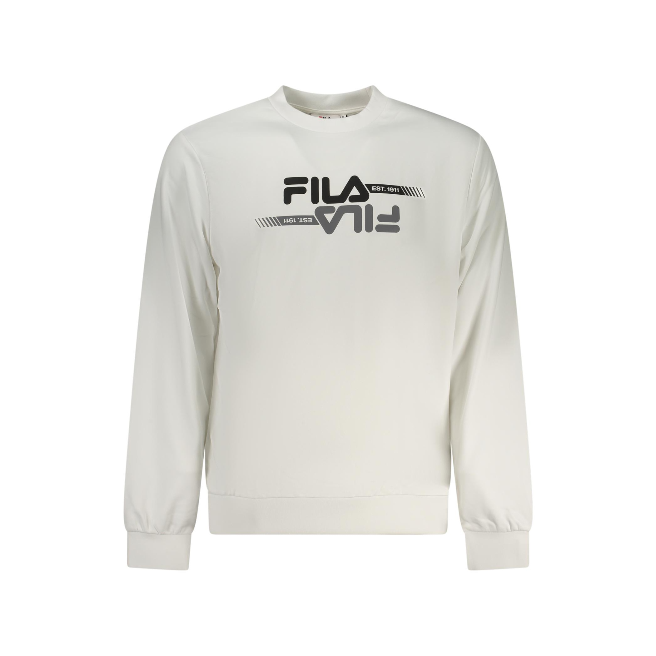 Снимка на Мъжки бял суитшърт с цип  FILA