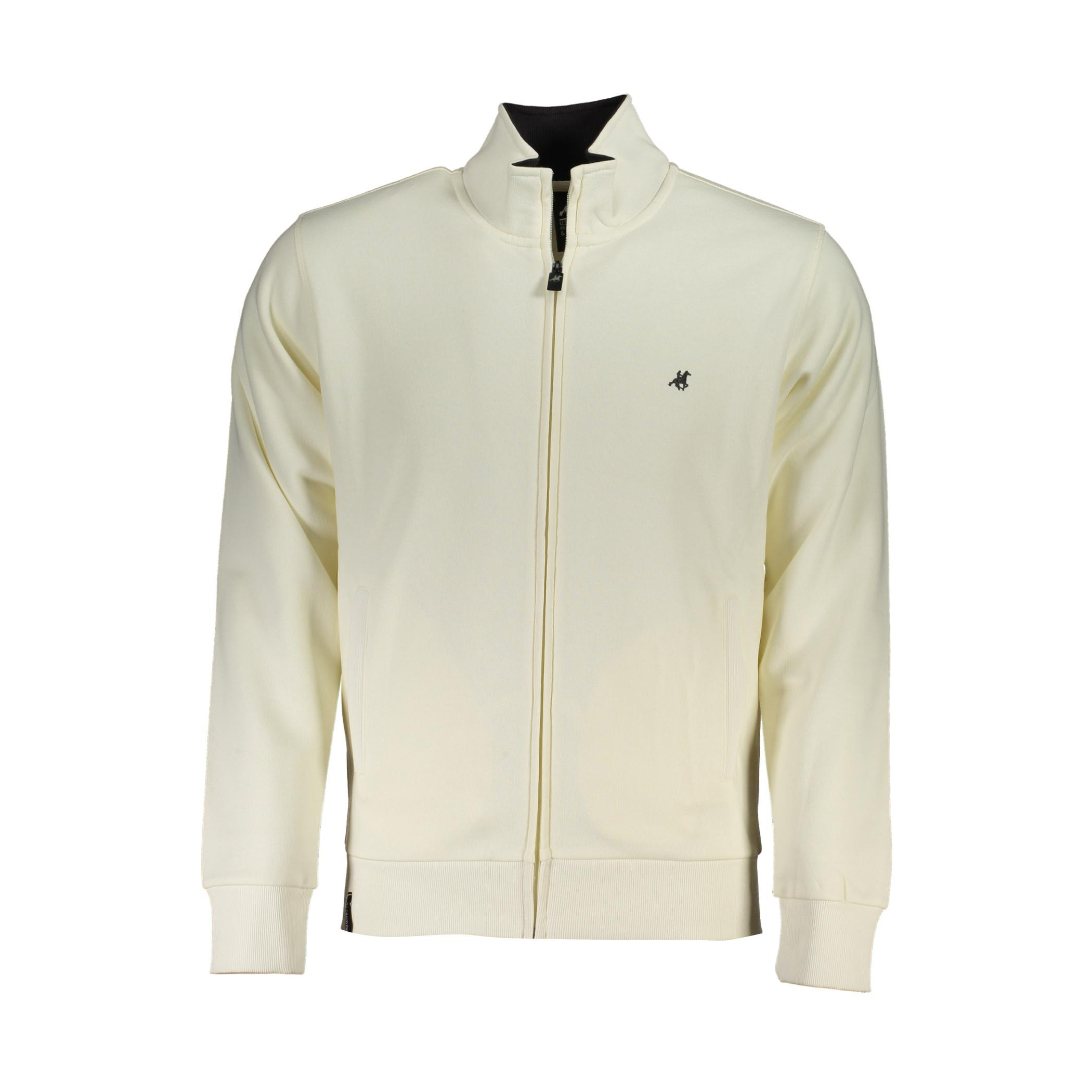 Снимка на Мъжки бял суитшърт с цип us grand U.S. GRAND