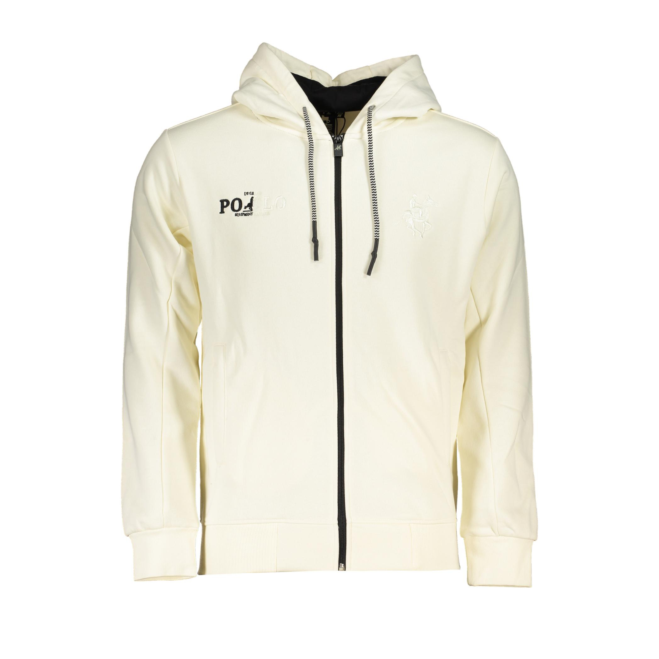 Снимка на Мъжки бял суитшърт с цип us grand U.S. GRAND