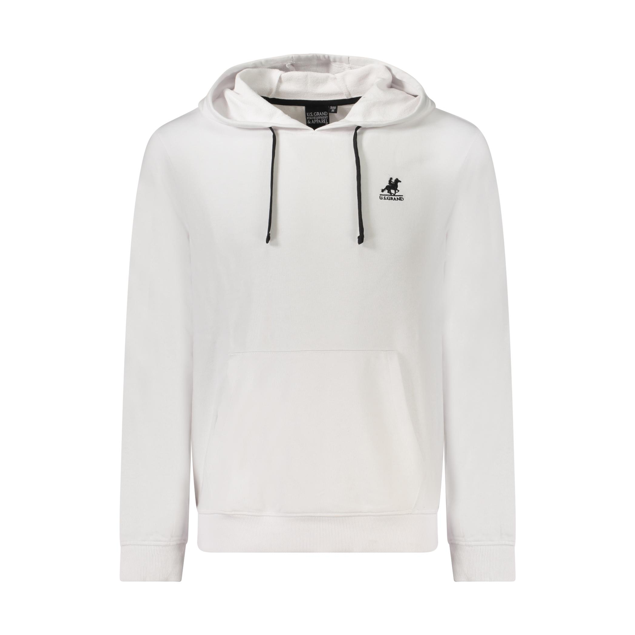 Снимка на Мъжки бял суитшърт с цип us grand U.S. GRAND