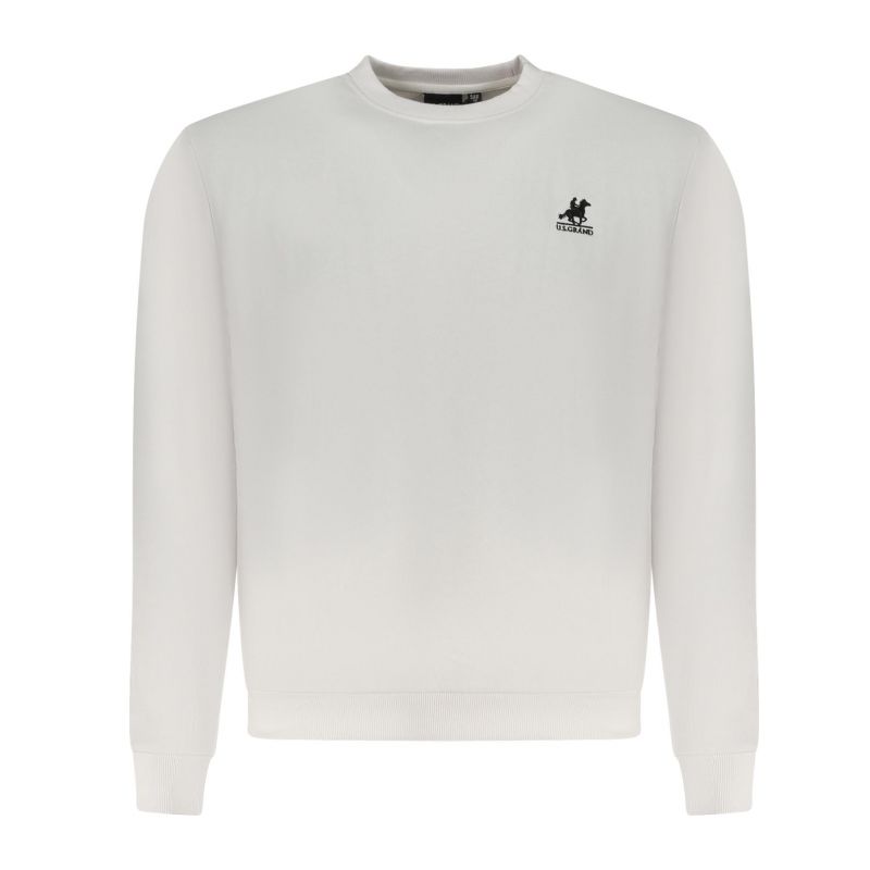 Снимка на Мъжки бял суитшърт с цип us grand U.S. GRAND 