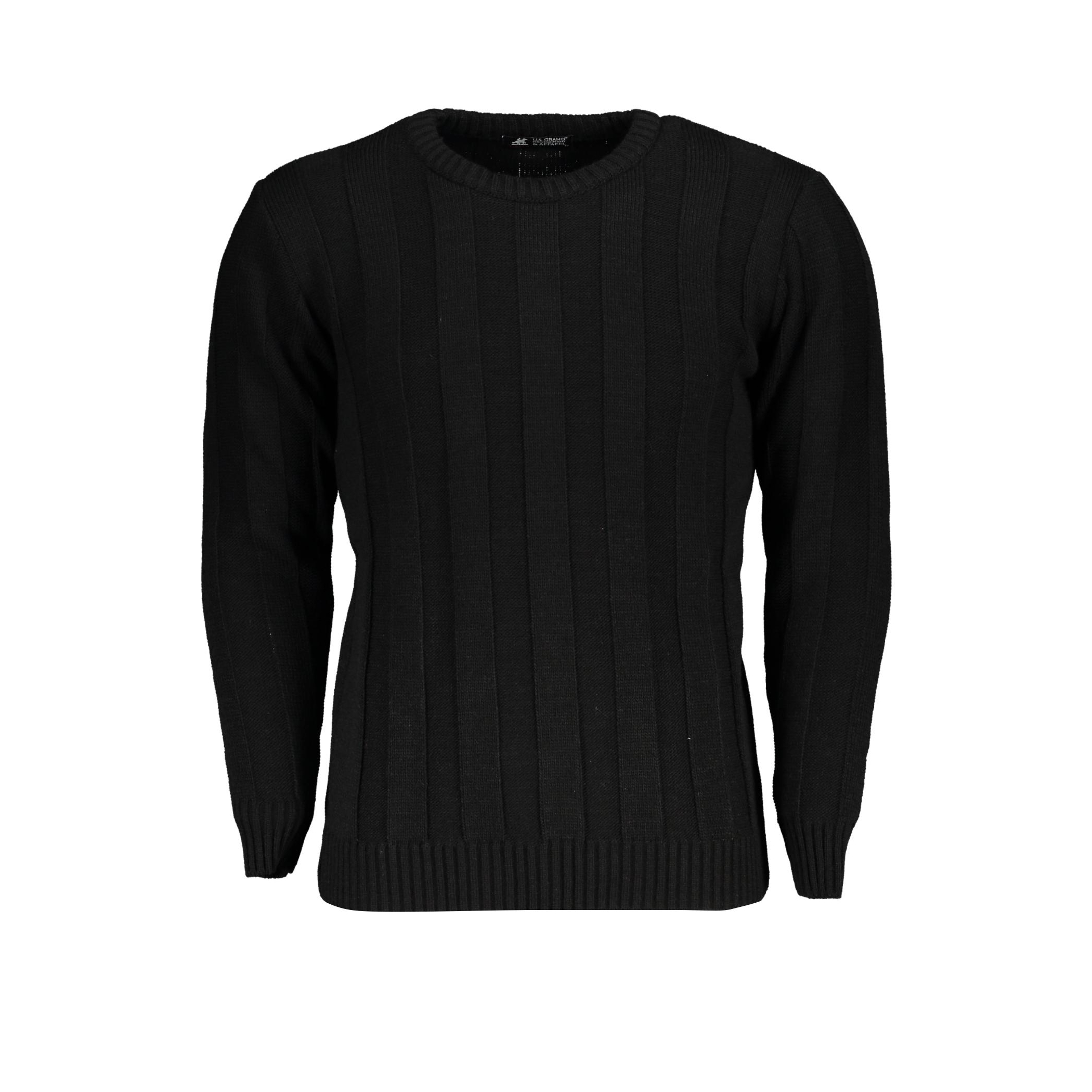 Снимка на Мъжки черен пуловер us grand U.S. GRAND