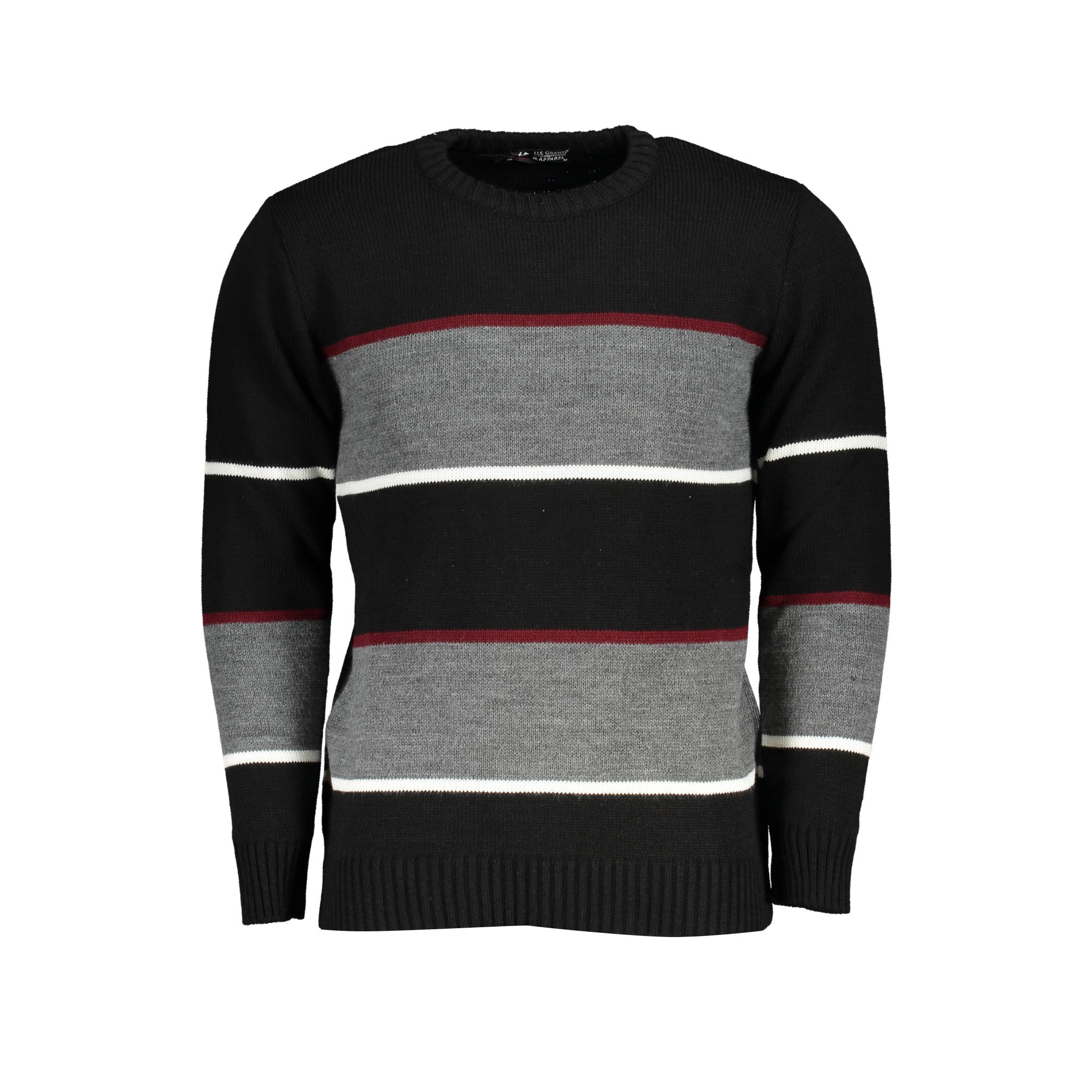 Снимка на Мъжки черен пуловер us grand U.S. GRAND