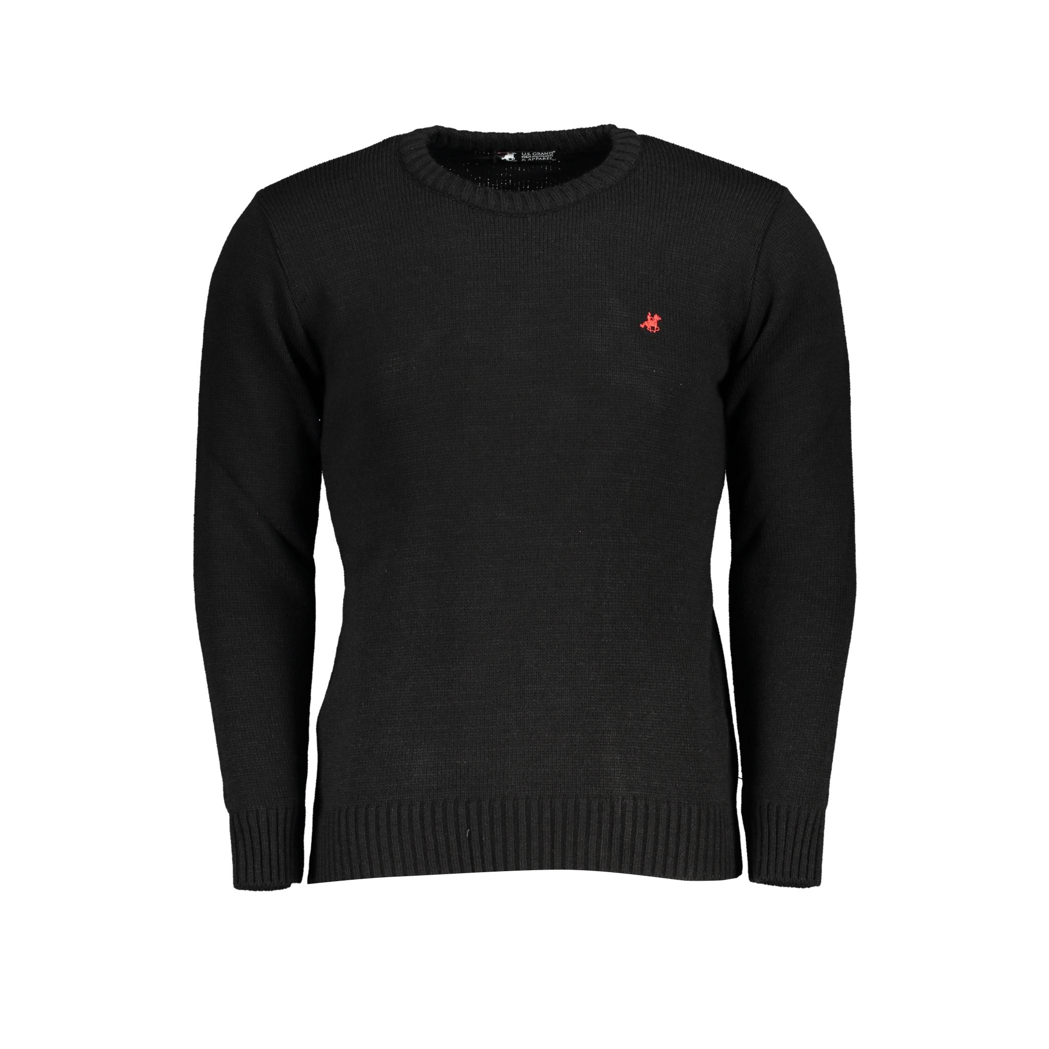 Снимка на Мъжки черен пуловер us grand U.S. GRAND
