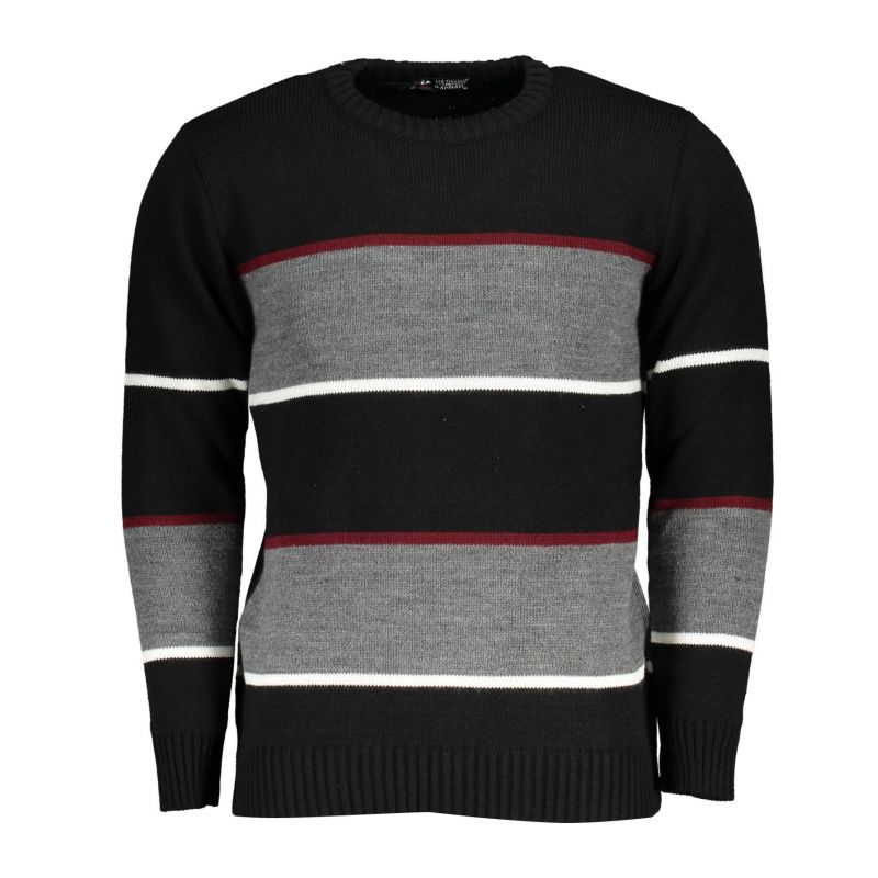 Снимка на Мъжки черен пуловер us grand U.S. GRAND 