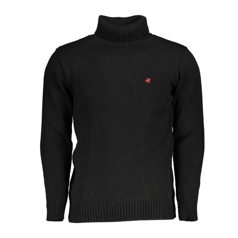 Мъжки черен пуловер us grand