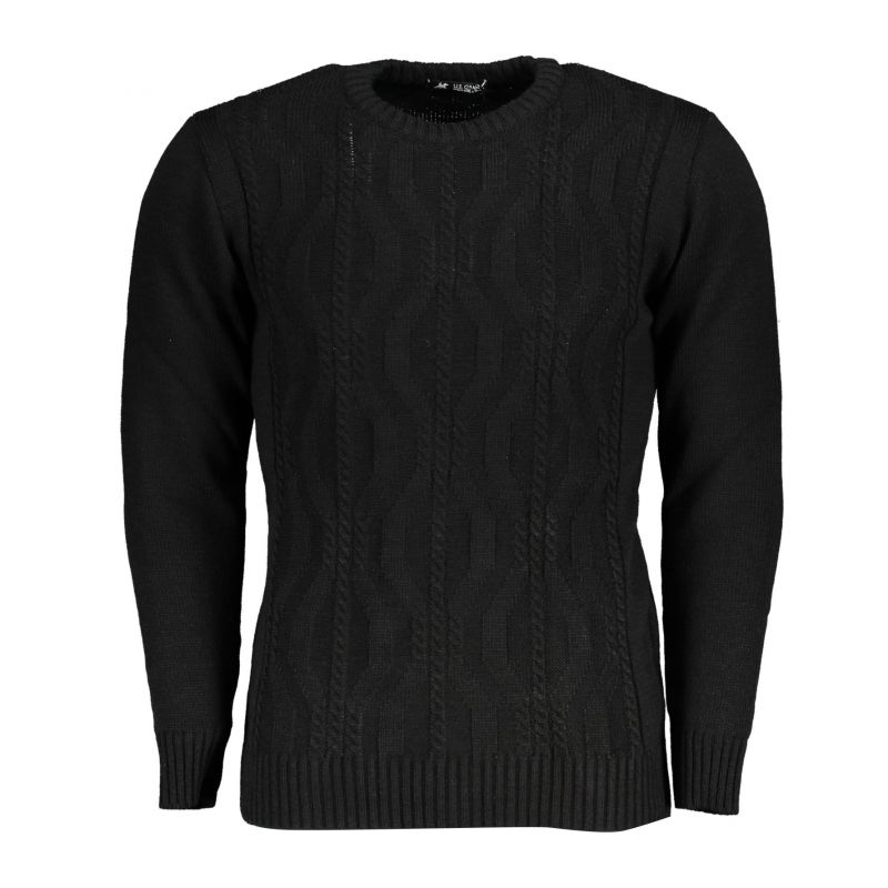 Мъжки черен пуловер us grand