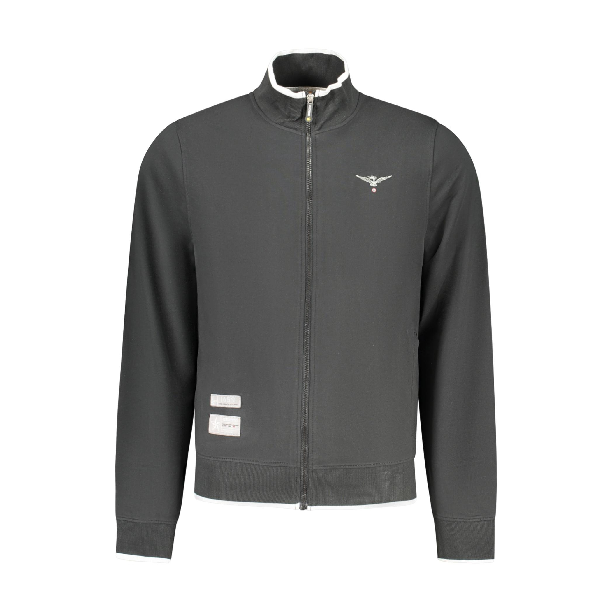 Снимка на Мъжки черен суитшър с цип, военна академия ACCADEMIA MILITARE