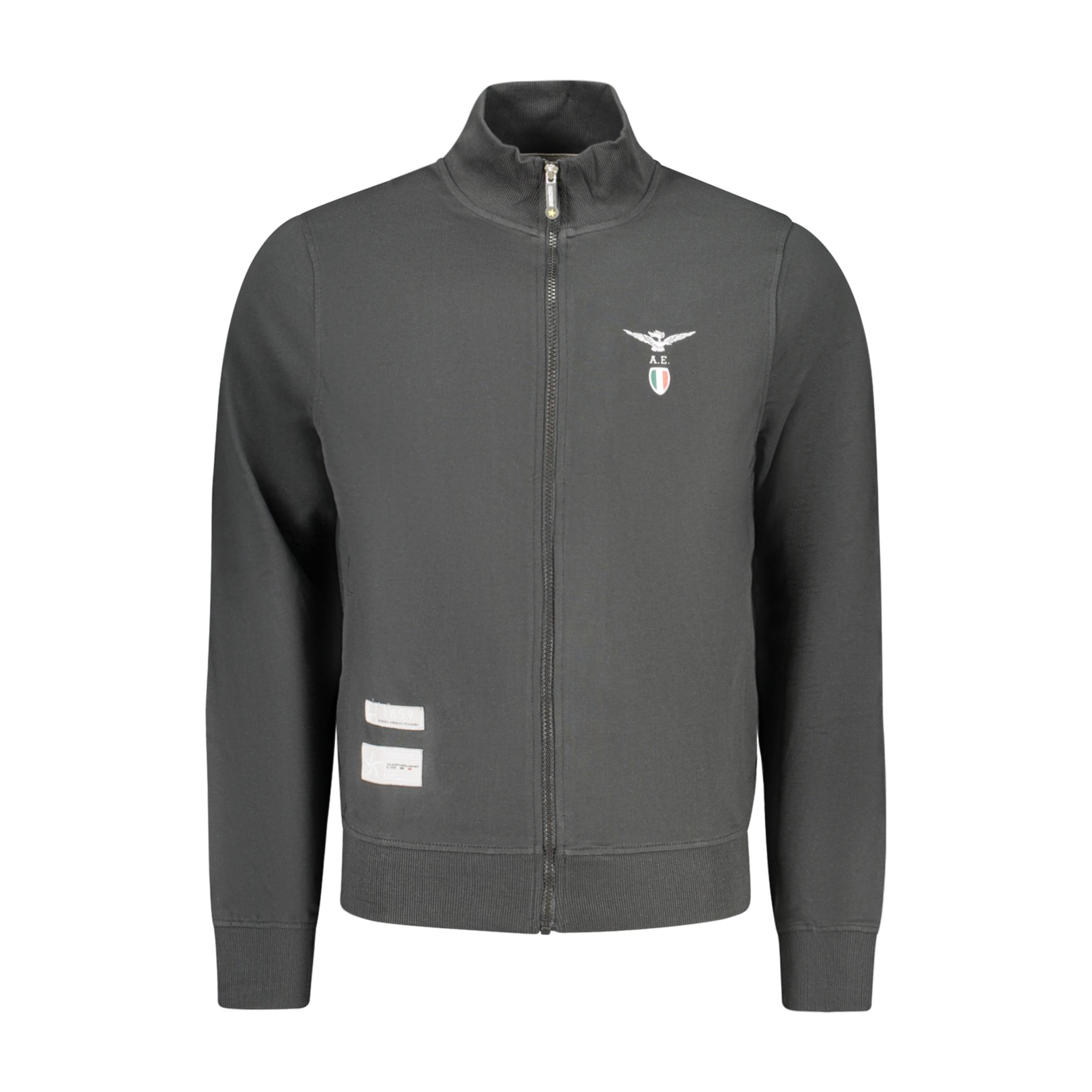 Снимка на Мъжки черен суитшър с цип, военна академия ACCADEMIA MILITARE